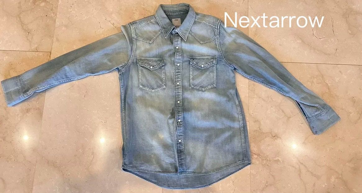 Visvim VISVIM washed denim shirt Size US M / EU 48-50 / 2 - 1 Thumbnail