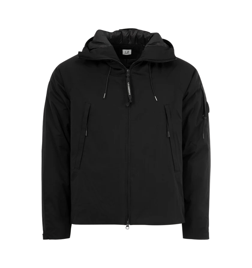 o1h1sh11225 Pro-Tek Hooded Padded Jacket in Black