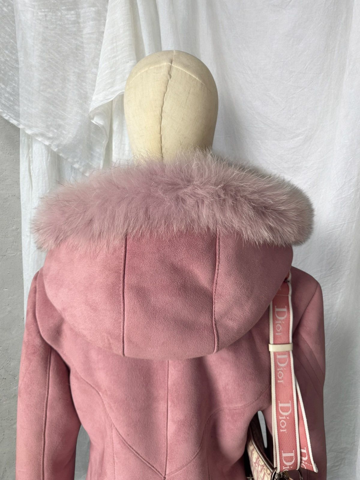 Hysteric Glamour Y2K Romantic Vintage Real Fur Details Shearling Coat Size S / US 4 / IT 40 - 9 Thumbnail