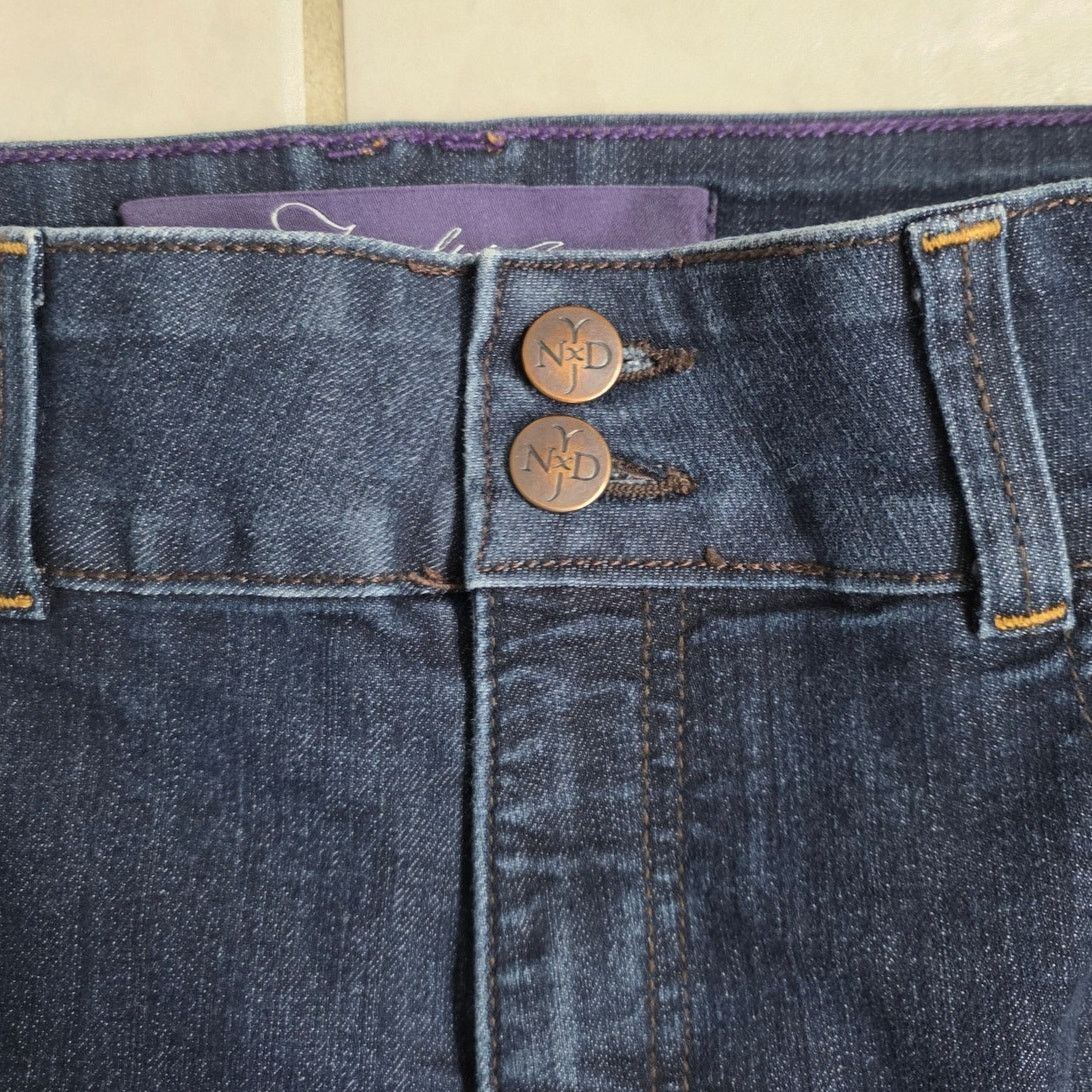 NYDJ NYDJ Dark Wash High Rise Boot Cut Jeans - Size 2 Size 26" / US 2 / IT 38 - 3 Thumbnail