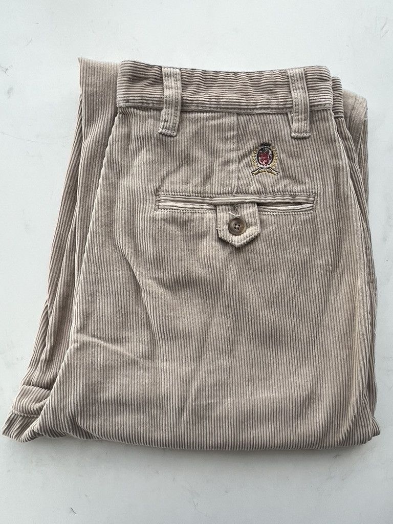 Tommy Hilfiger × Vintage Vintage Tommy Hilfiger Corduroy Pants Size US 29 - 1 Thumbnail