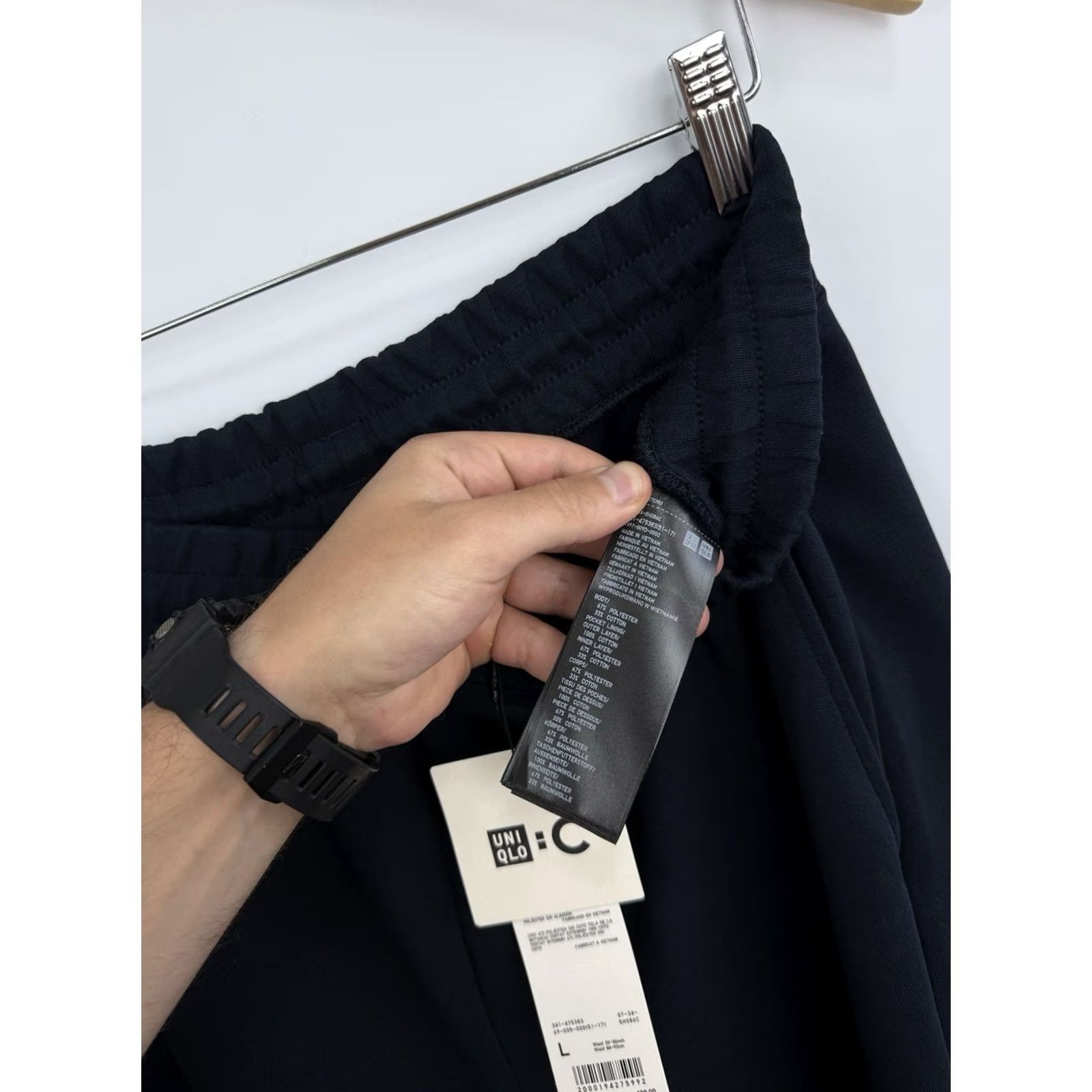 Uniqlo UNIQLO :C Clare Waight Keller Sweat Wide Pants Navy Size L Mens Size US 33 - 7 Thumbnail