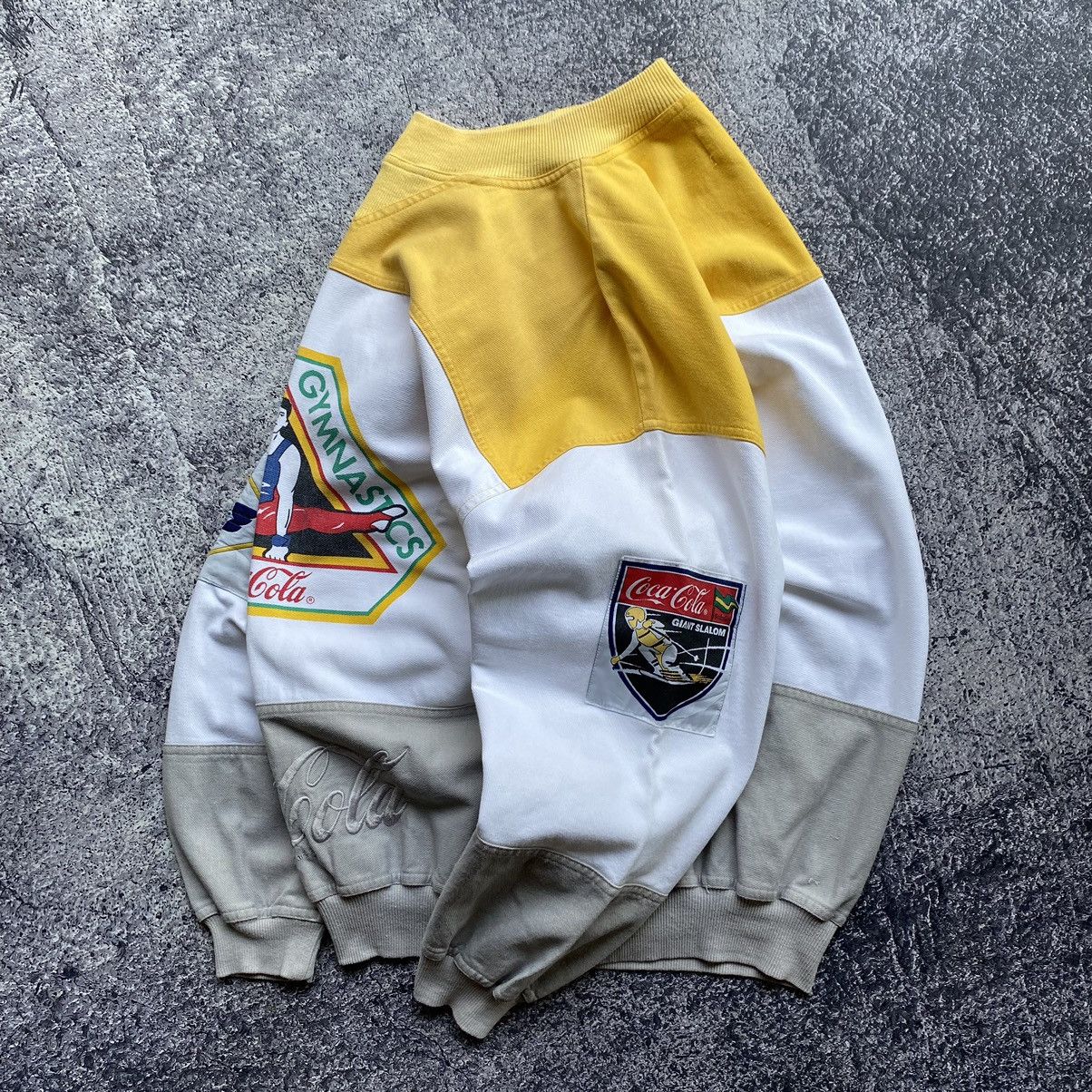 Coca Cola Rare 80s✨ COCA COLA International Gymnastics Sweatshirts Size US XL / EU 56 / 4 - 2 Thumbnail