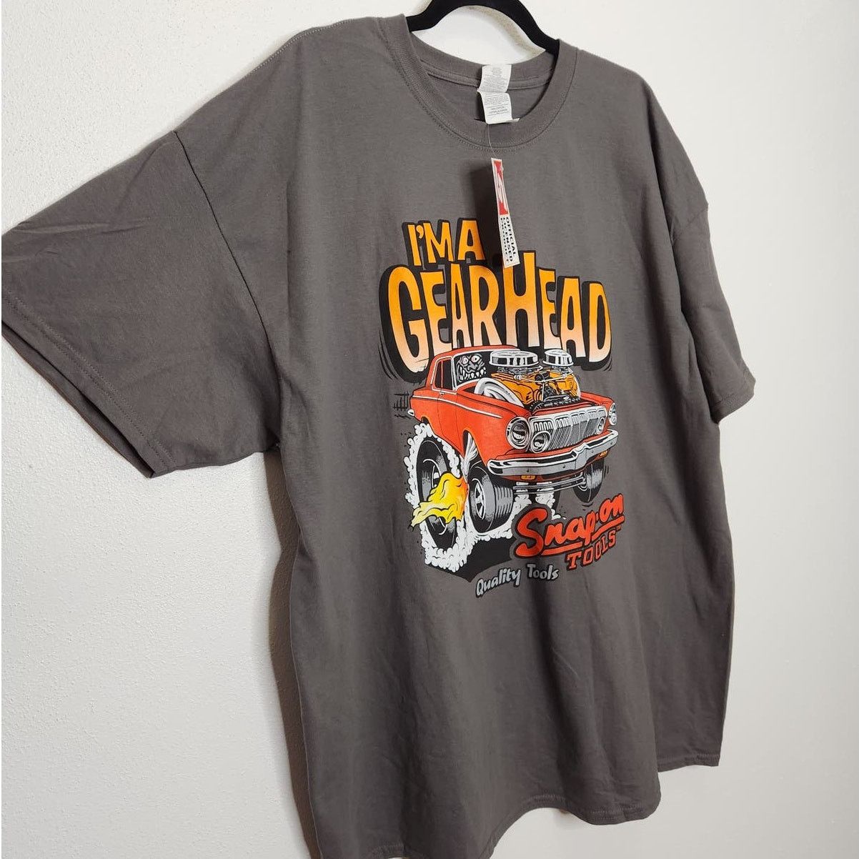 Vintage NWT Snap On Gearhead Car Auto Sports Shirt 2XL Gray Vintage Size US XXL / EU 58 / 5 - 2 Thumbnail
