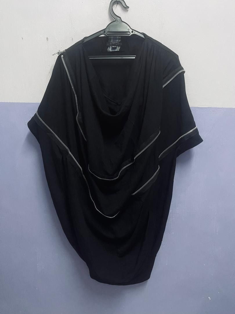 Japanese Brand Atsuro Tayama Asymmetric Zipper Cape Runway Size US M / EU 48-50 / 2 - 10 Thumbnail