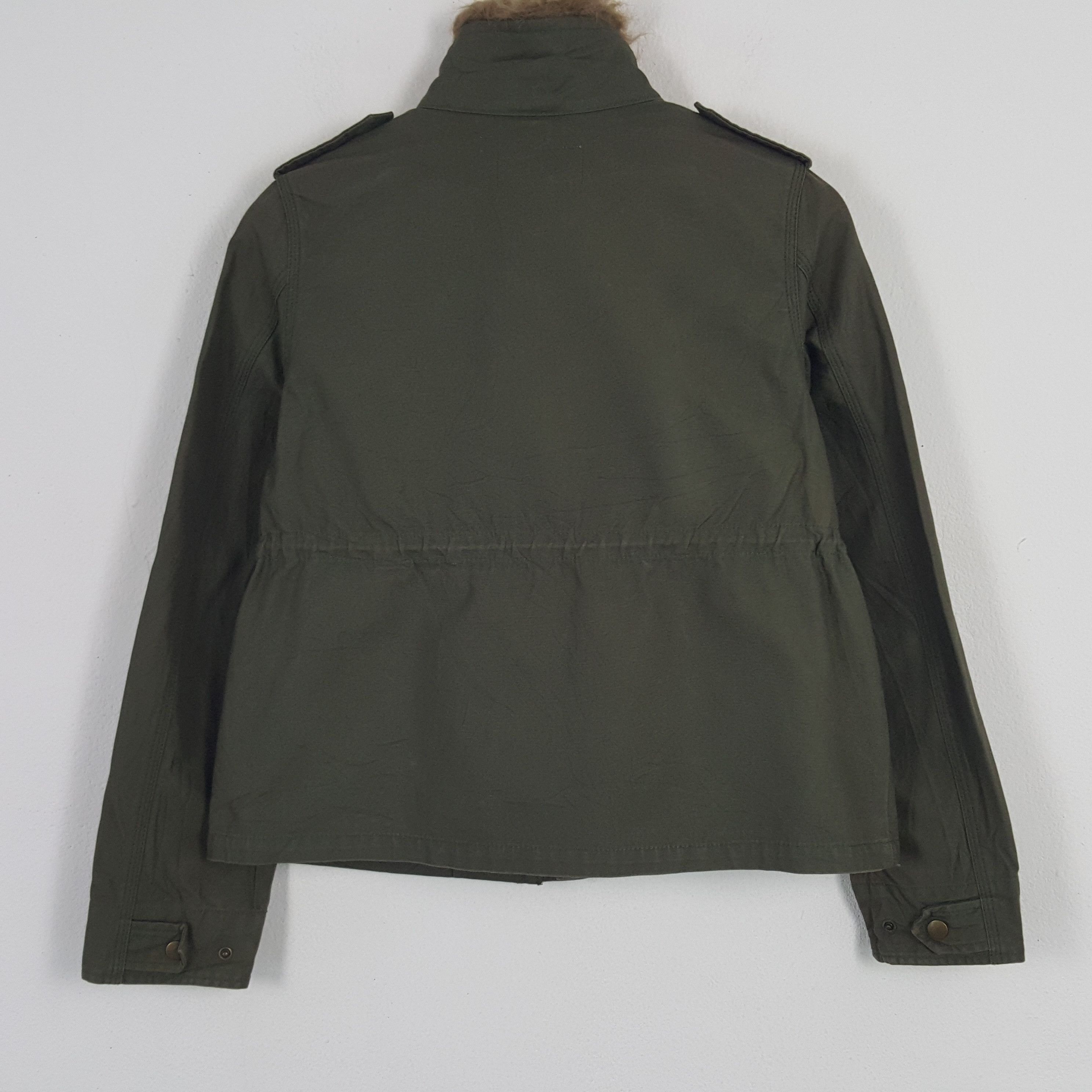 Issey Miyake × Japanese Brand × Ne-Net Vintage Ne-Net by Issey Miyake Military Fur Hoodie Jacket Size US XS / EU 42 / 0 - 2 Thumbnail