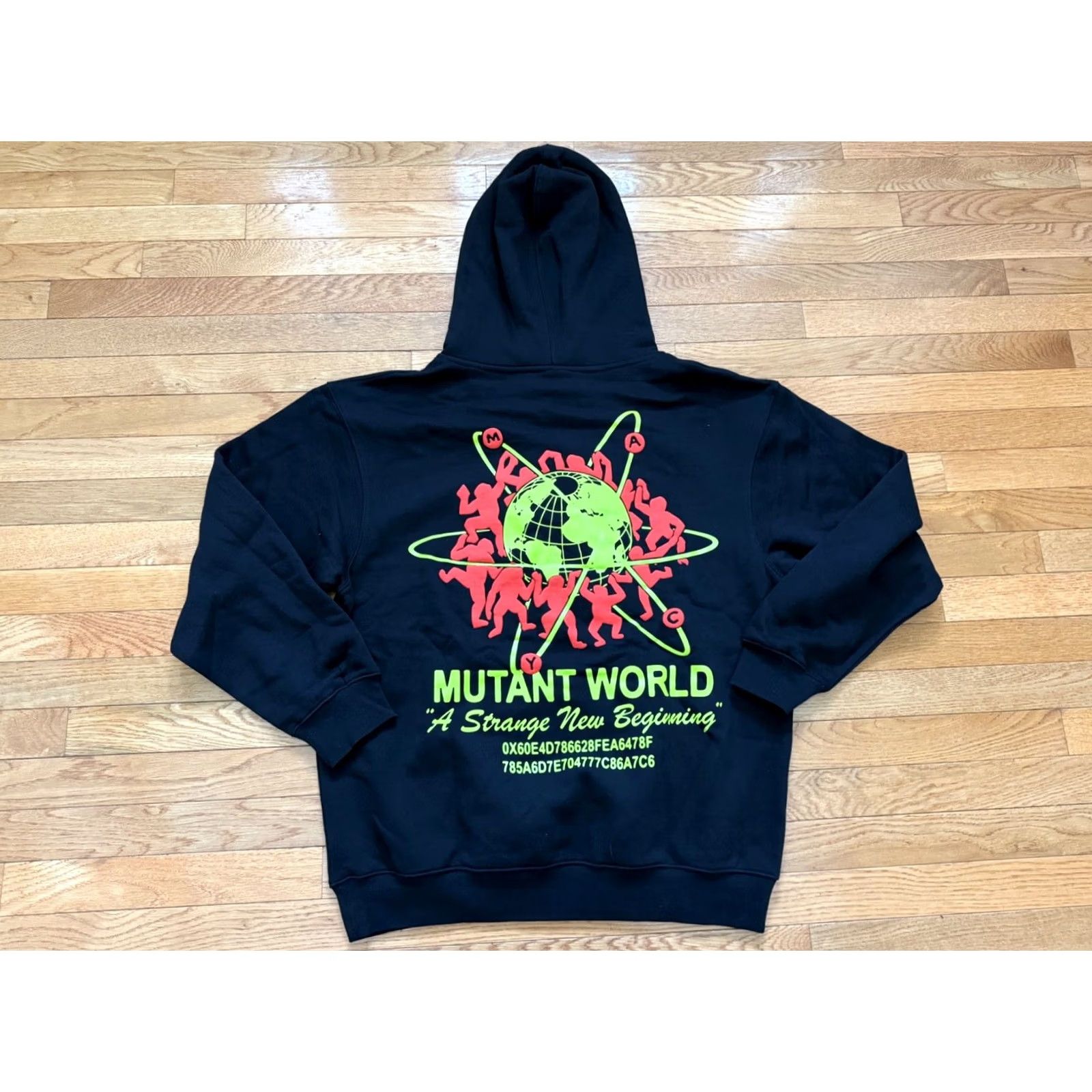 Vintage MAYC Mutant Ape Yacht Club Mutant World Hoodie Mens Sz L NWOT Mutant Ape Yacht Club Hoodie Mens L Black Pullover Size US L / EU 52-54 / 3 - 4 Thumbnail