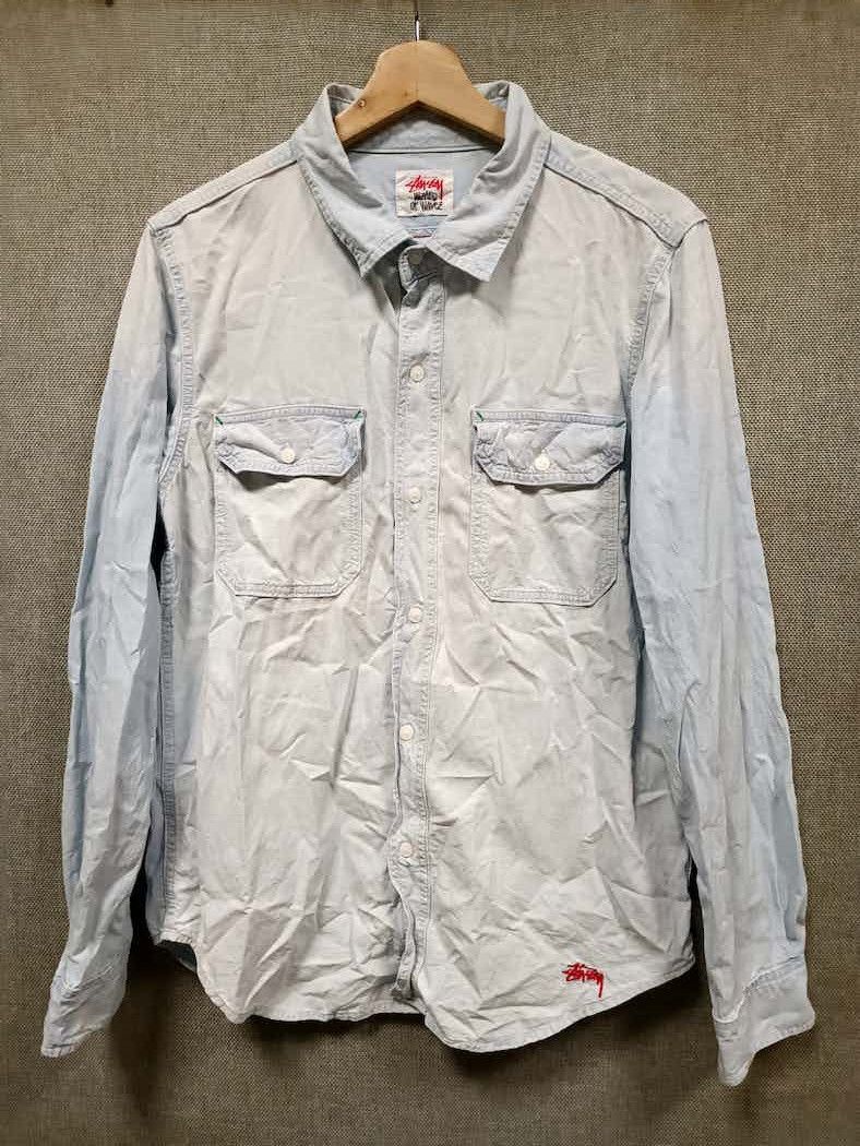 Stussy × Vintage stussy wizard of wavez button up Size US M / EU 48-50 / 2 - 2 Thumbnail