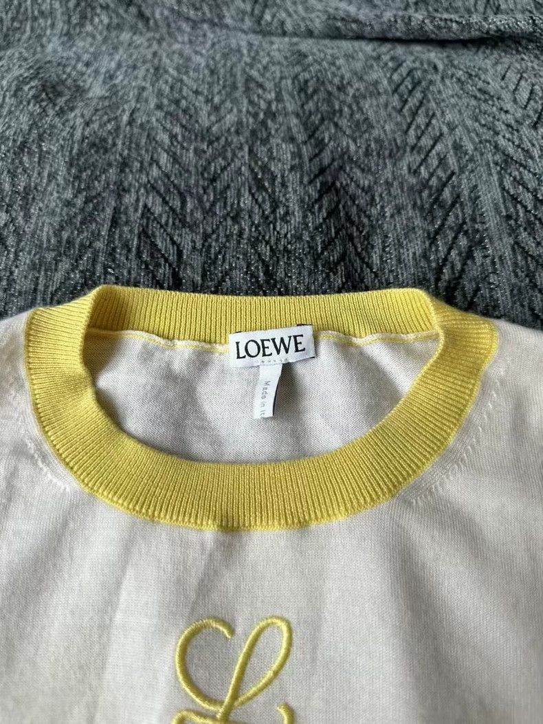 Loewe LOEWE Wool knitted short sleeve Size S / US 4 / IT 40 - 3 Thumbnail