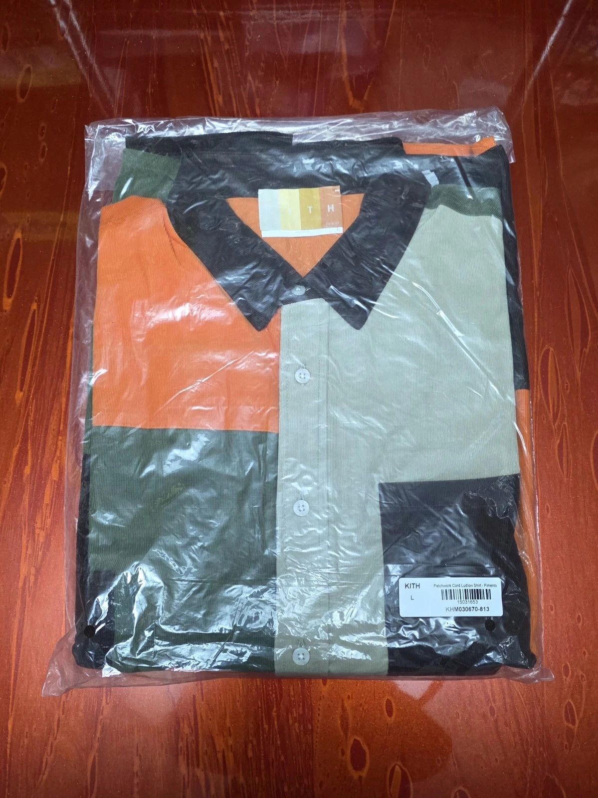 Kith Kith Patchwork Cord Ludlow Shirt in Pimento Orange Large Size US L / EU 52-54 / 3 - 17 Thumbnail