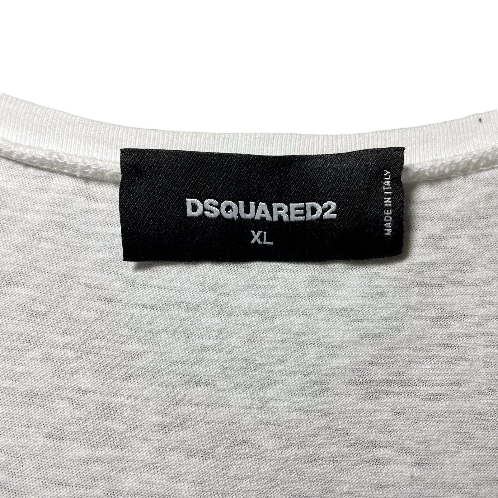 Dsquared2 DSQUARED2 Tank Top 100% Cotton Jersey Ruffles White XL Size XL / US 12-14 / IT 48-50 - 4 Thumbnail