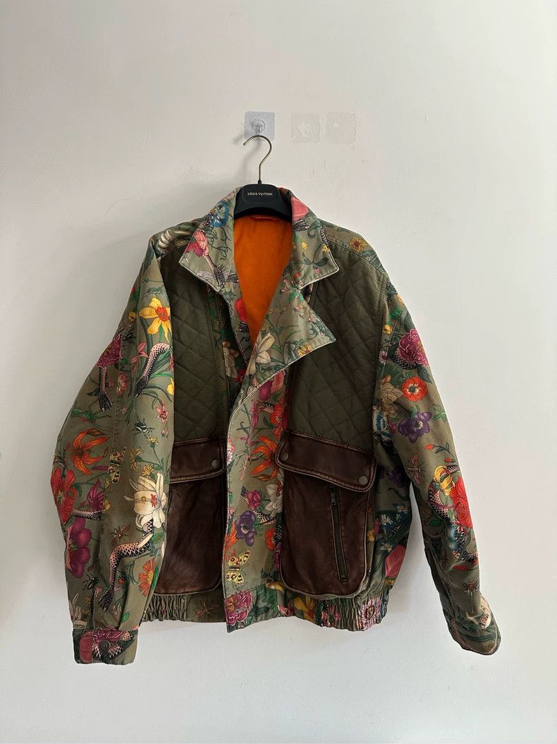 Gucci Floral Pattern Outerwear Jacket - dmc