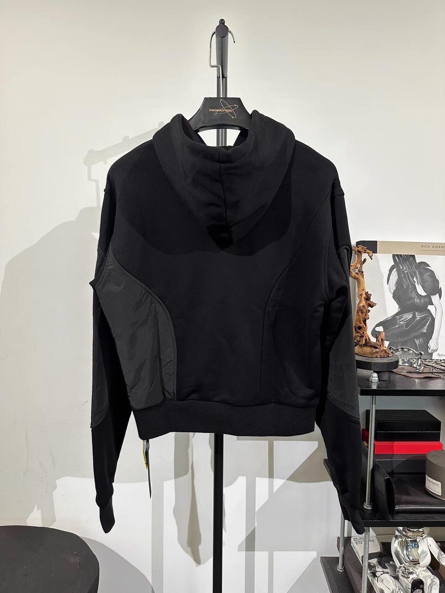 Heliot Emil Heliot Emil HE Danish Avant-garde Nylon Spliced Hoodie K35 Size US S / EU 44-46 / 1 - 2 Thumbnail