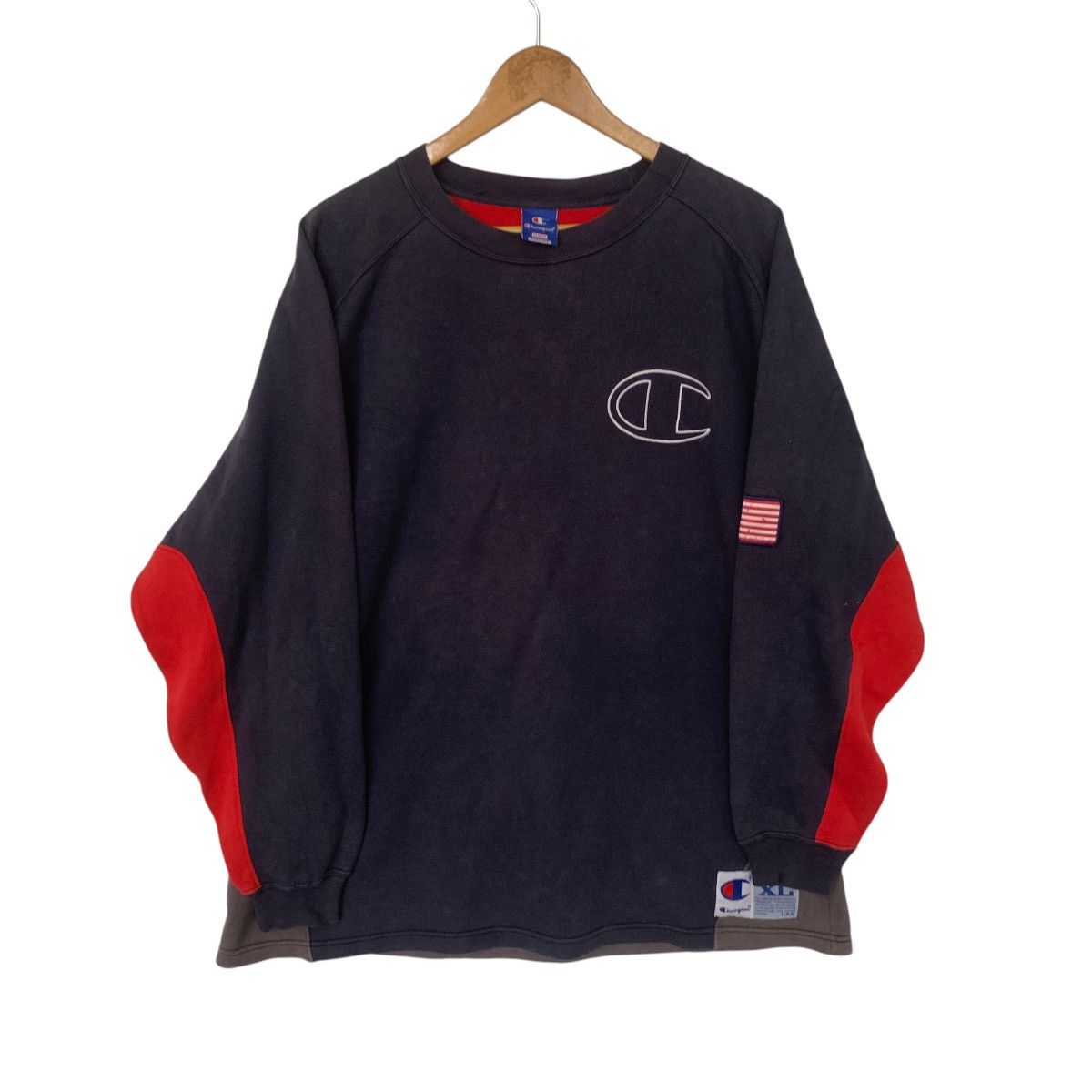 Champion × Vintage Rare Big Logo Champion Sweatshirt XL size Size US XL / EU 56 / 4 - 2 Thumbnail