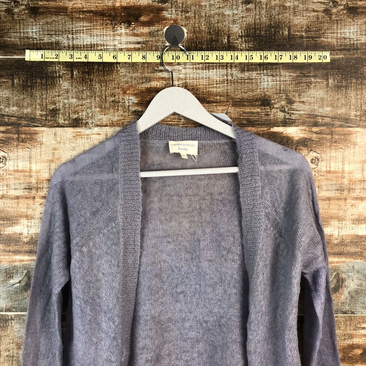 Japanese Brand Laura Ashley London Purple Cardigan Knitwear #A2226 Size S / US 4 / IT 40 - 4 Thumbnail