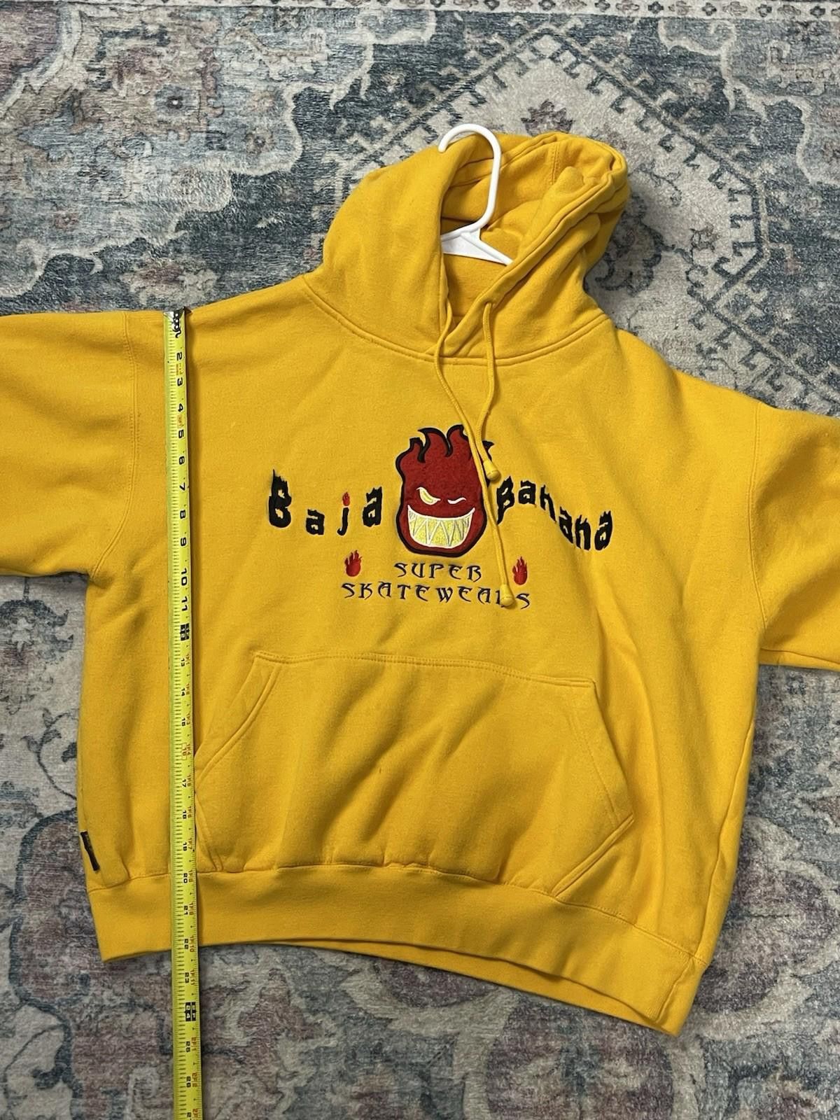 Independent Truck Co. Y2K Baja Banana Skate Hoodie Yellow Flame Size L Rare Size US L / EU 52-54 / 3 - 10 Thumbnail