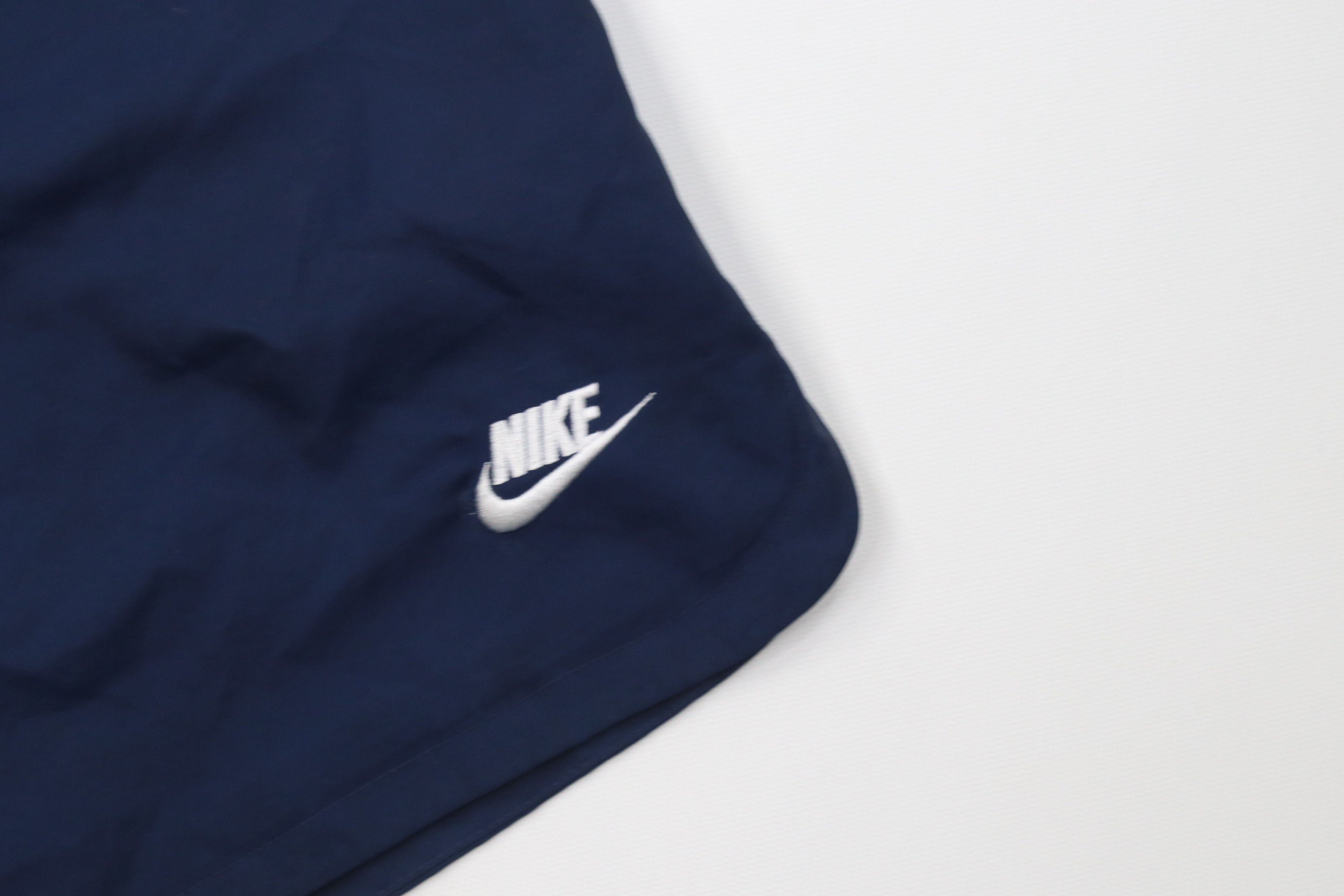 Nike Vintage Y2K Nike Above Knee Windbreaker Shorts Navy Blue Size US 32 / EU 48 - 5 Thumbnail