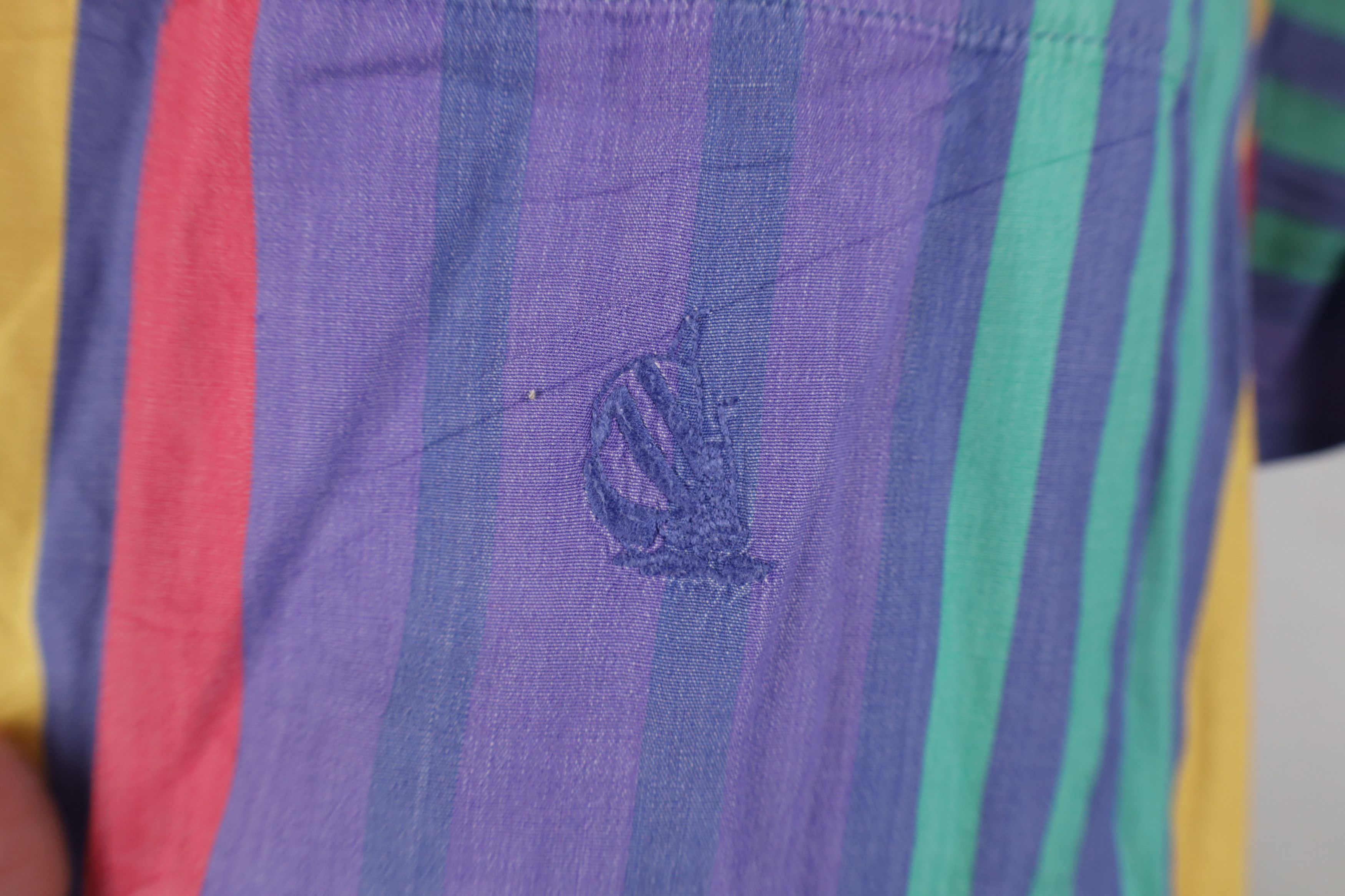 Nautica Vintage 90s Nautica Striped Short Sleeve Button Shirt Size US L / EU 52-54 / 3 - 4 Thumbnail