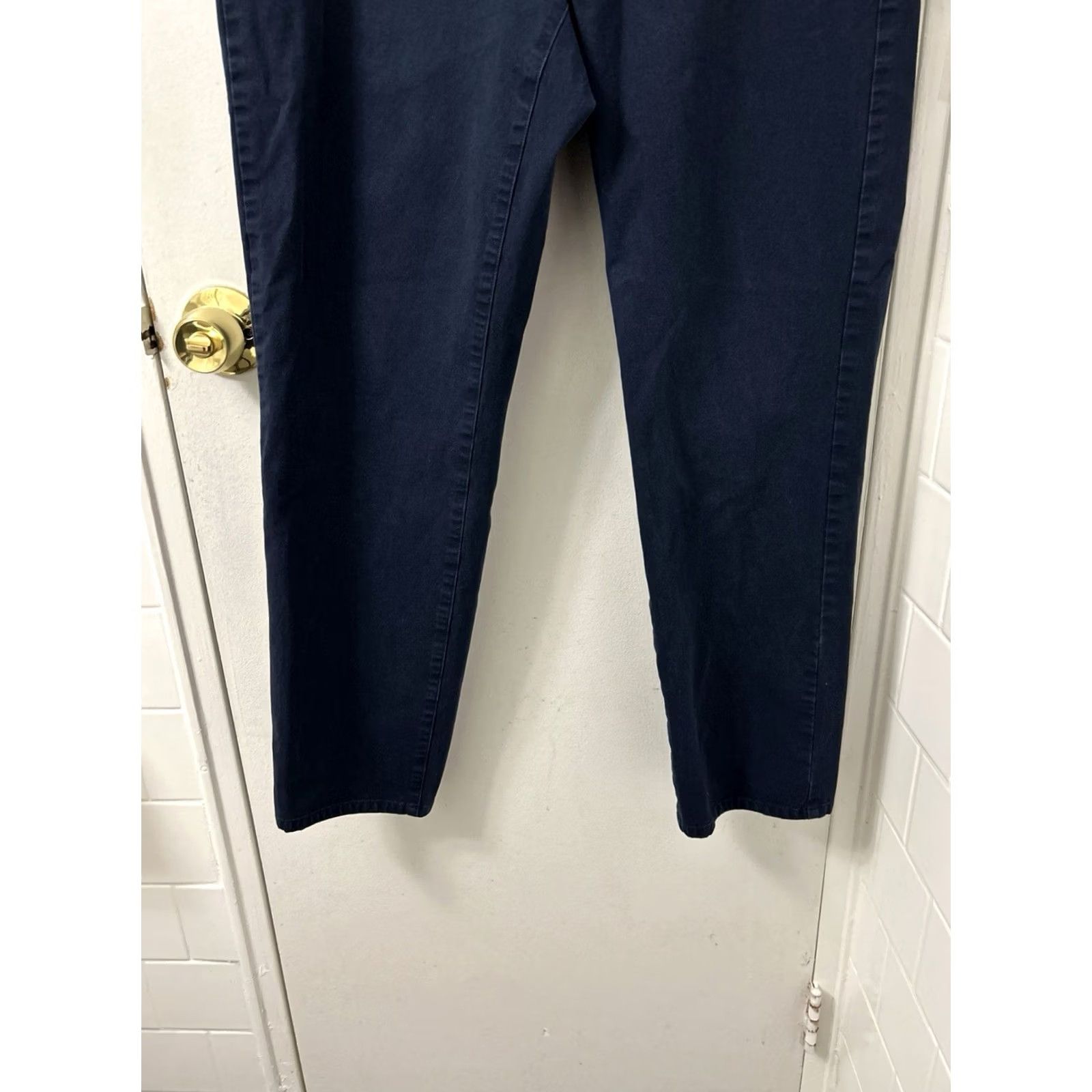 Bonobos Bonobos Pants Mens 31x28 Navy Blue Athletic Fit Stretch Cotton Chino Trousers Size US 31 - 3 Thumbnail