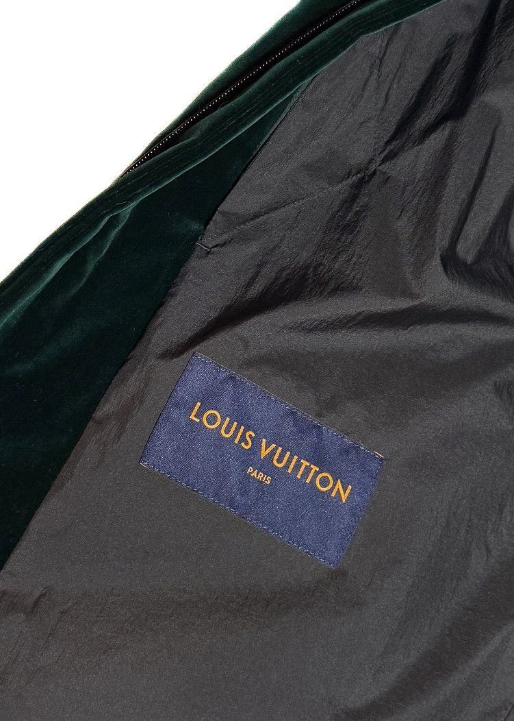 Louis Vuitton Louis Vuitton Colorblock Green Velvet Windbreaker Jacket Size US XL / EU 56 / 4 - 7 Thumbnail