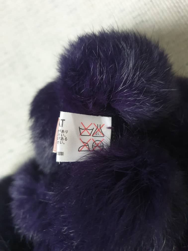 Japanese Brand See paper purple colour neck warmer Size ONE SIZE - 4 Thumbnail