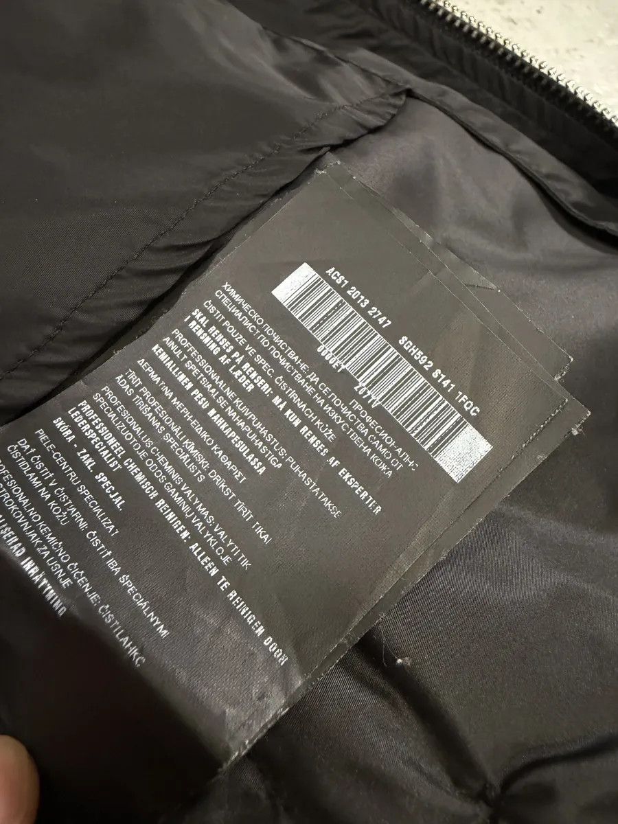 Prada SS2013 Prada Black Hybrid Leather Nylon Jacket Size US M / EU 48-50 / 2 - 11 Thumbnail
