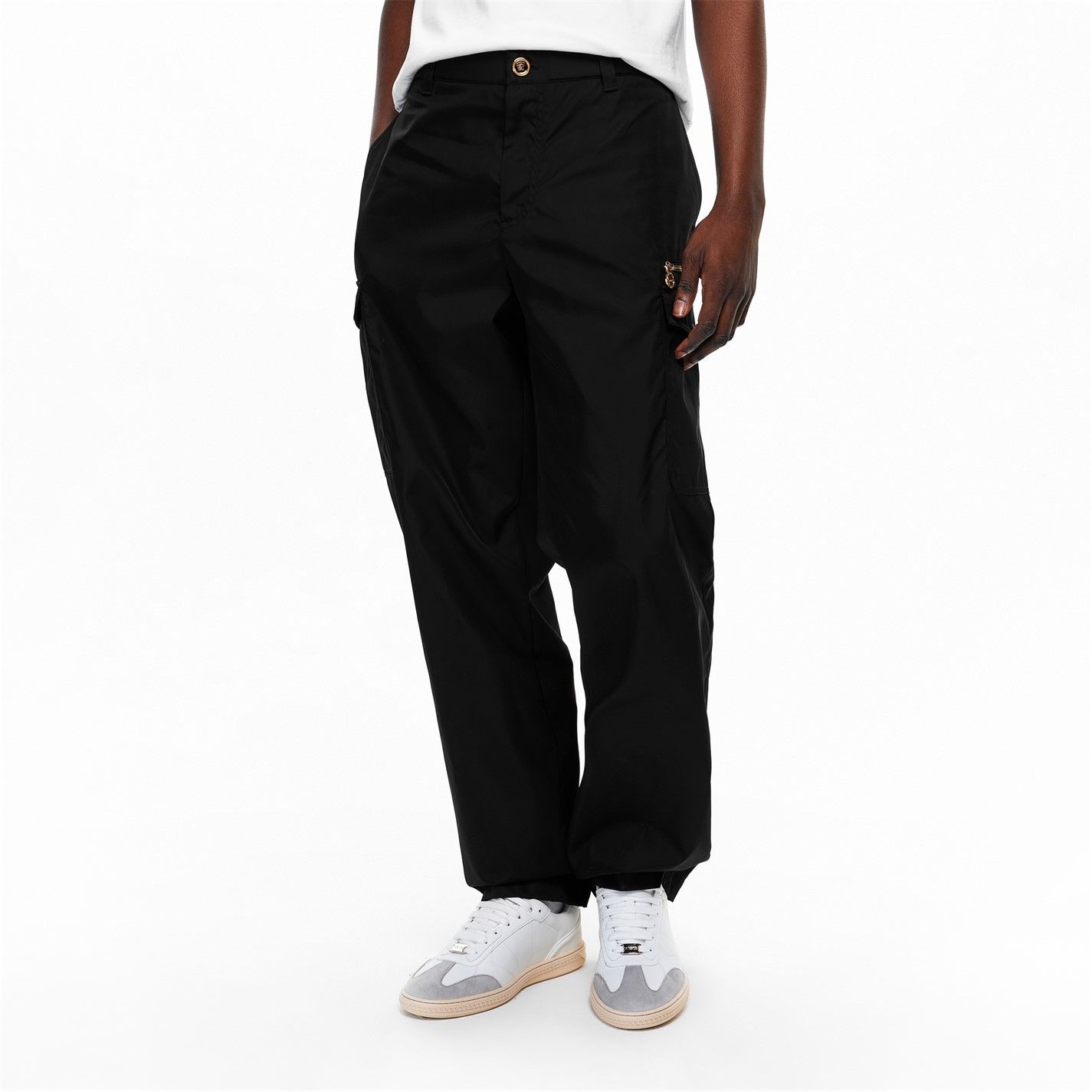 Versace o1g2r1mq0526 Cargo Trousers in Black Size US 36 / EU 52 - 3 Thumbnail