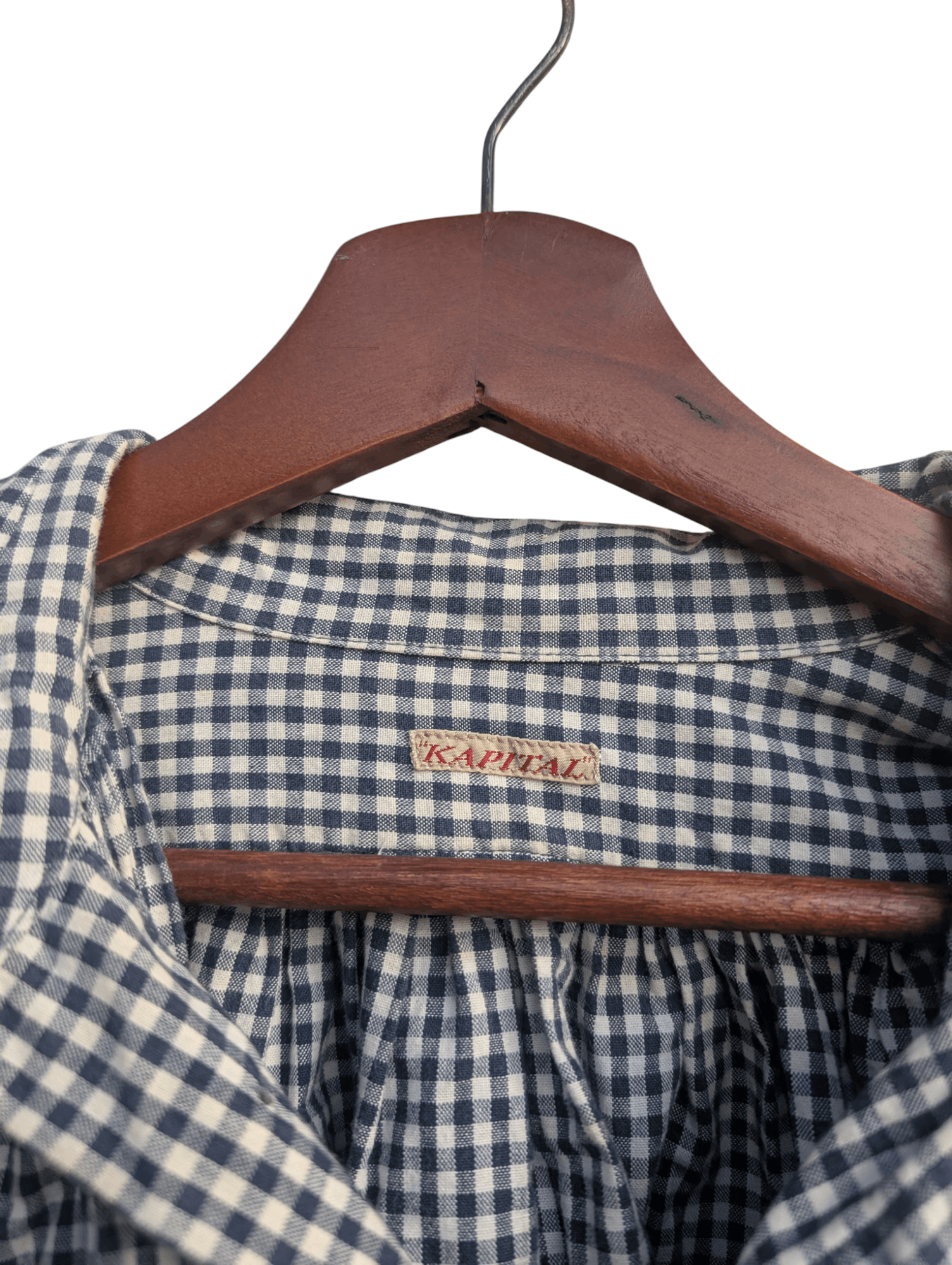 Kapital Kapital Checkered Cotton Shirt with Ruffles Size M / US 6-8 / IT 42-44 - 14 Thumbnail