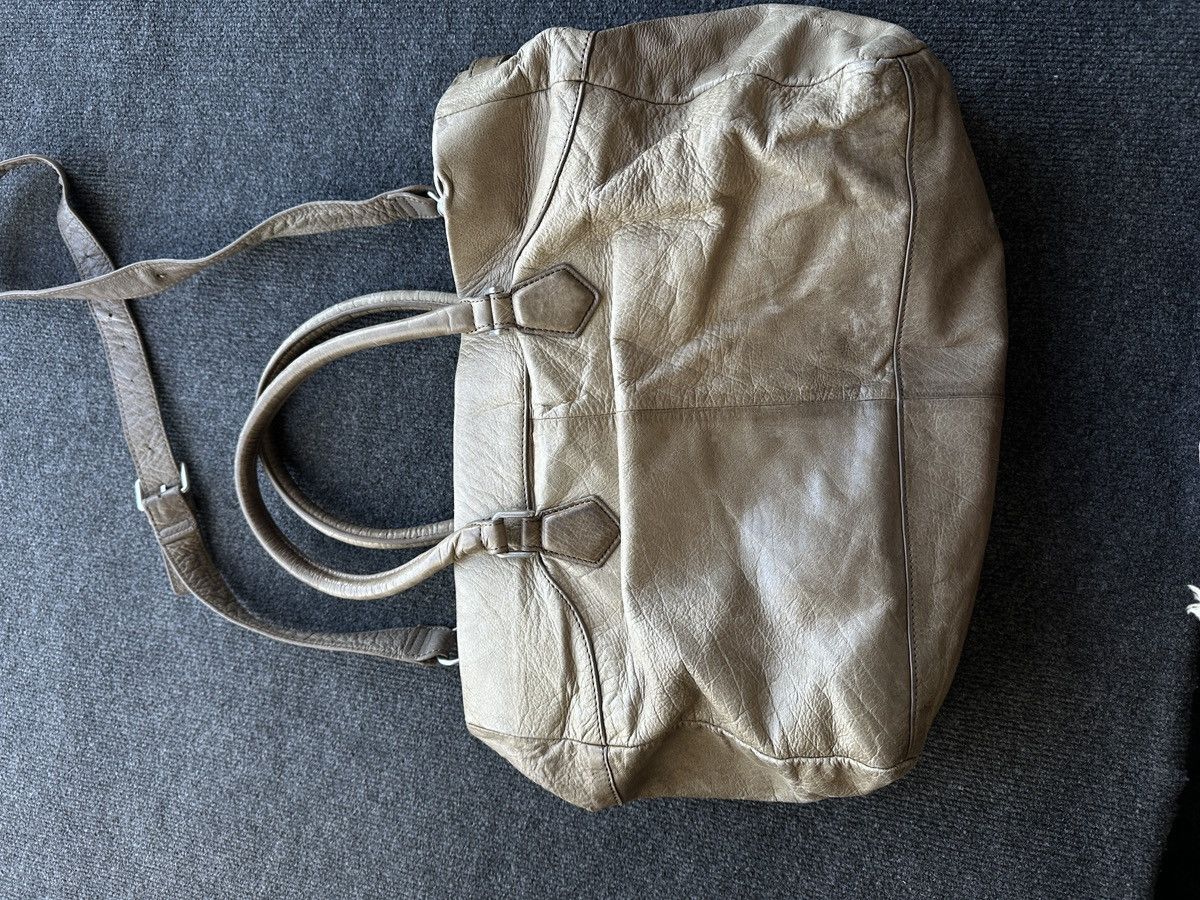LIEBESKIND BERLIN 🚨Y2K AVANT-GARDE 🚨 BEIGE Germany style hand bag Y2K 90s Size ONE SIZE - 7 Thumbnail