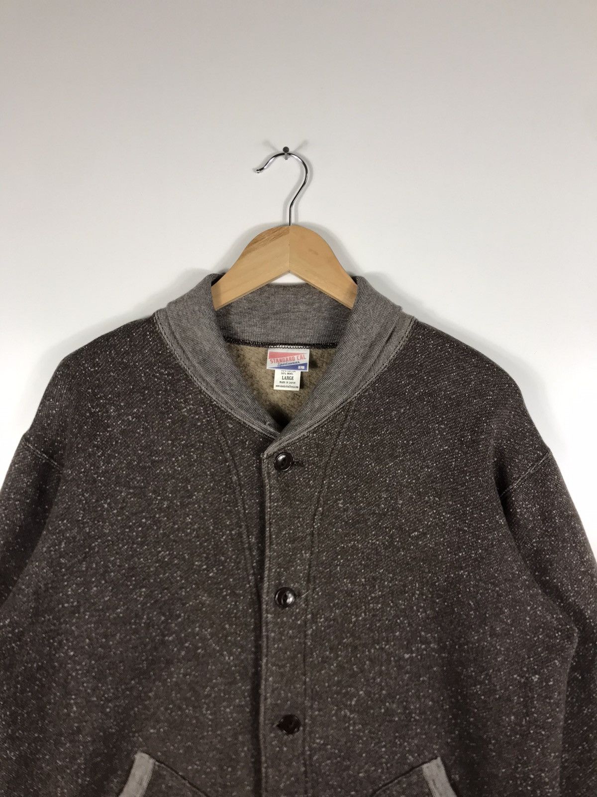 Japanese Brand × Vintage ⚡️Vintage Standart Cal Wool Button Jacket Size US L / EU 52-54 / 3 - 4 Thumbnail