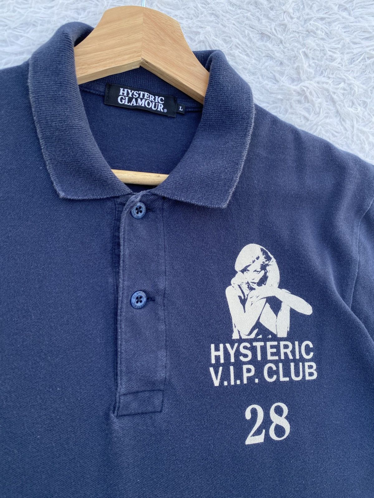 Hysteric Glamour Rare Vintage Hysteric Glamour VIP Club Polo Tee Size US M / EU 48-50 / 2 - 15 Thumbnail