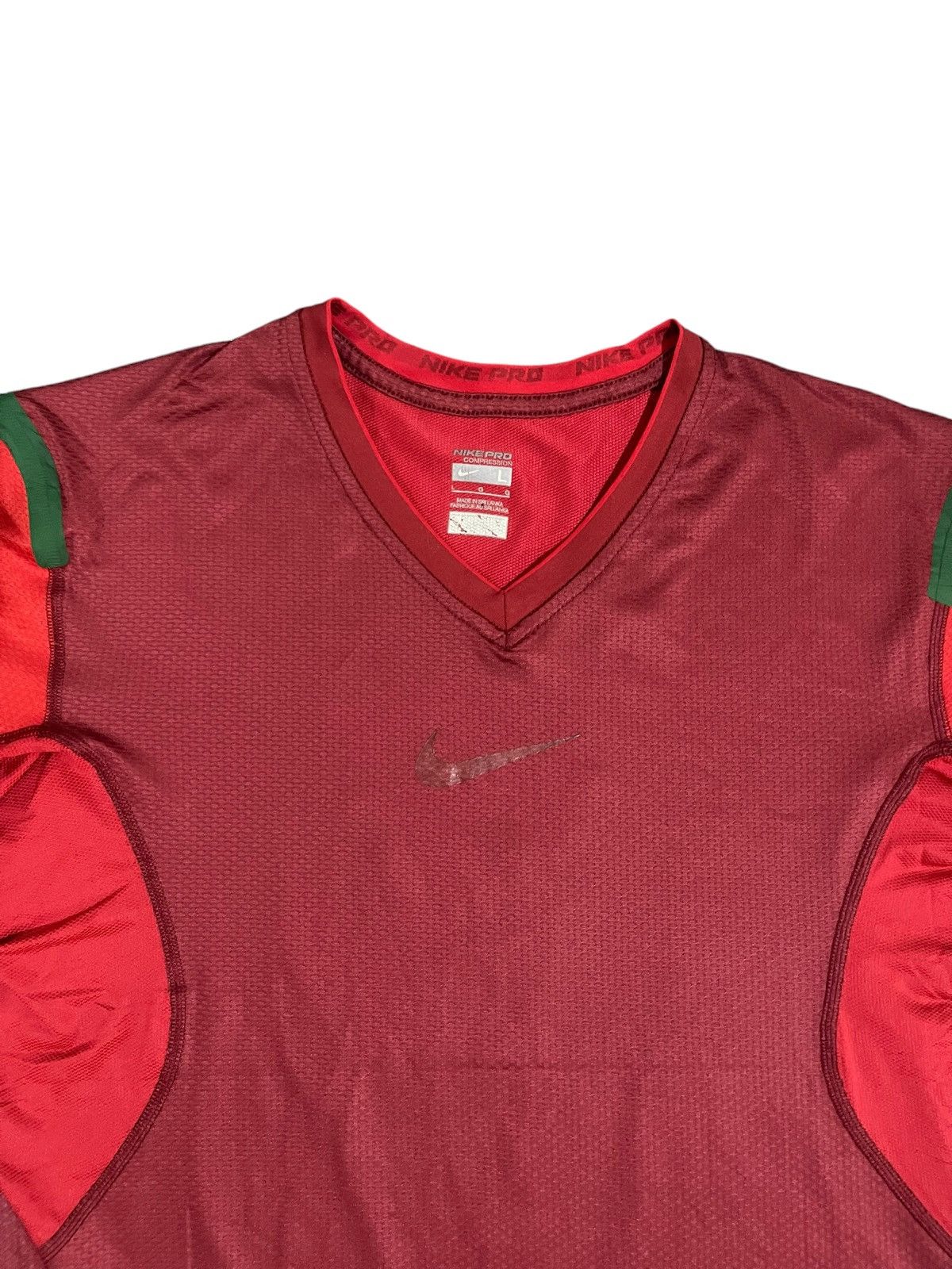 Nike NIKE PRO Portugal Player Issue Compression Training Jersey Size US M / EU 48-50 / 2 - 4 Thumbnail