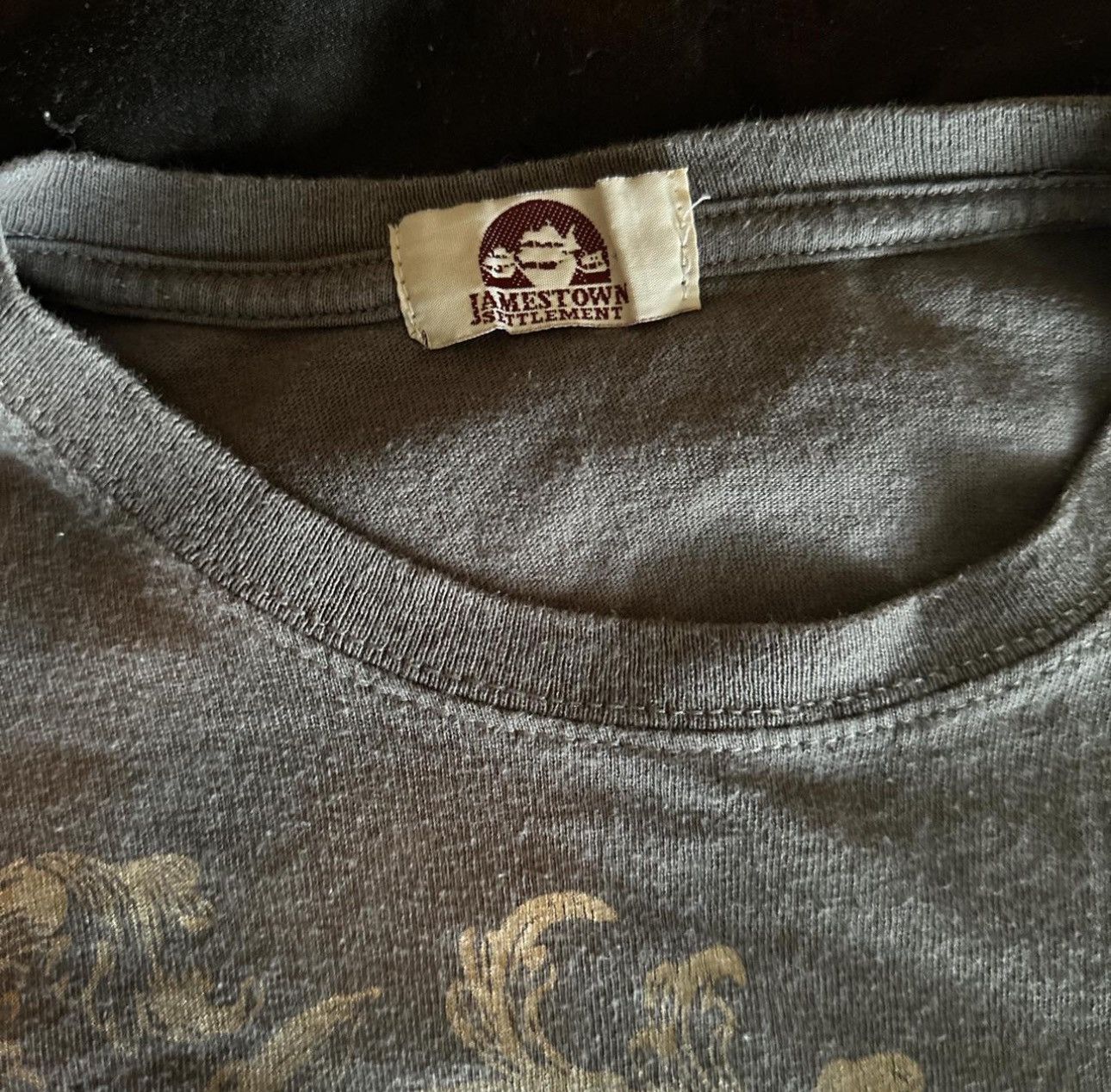 Vintage Grey vintage Jamestown Virginia tee Size US L / EU 52-54 / 3 - 3 Thumbnail