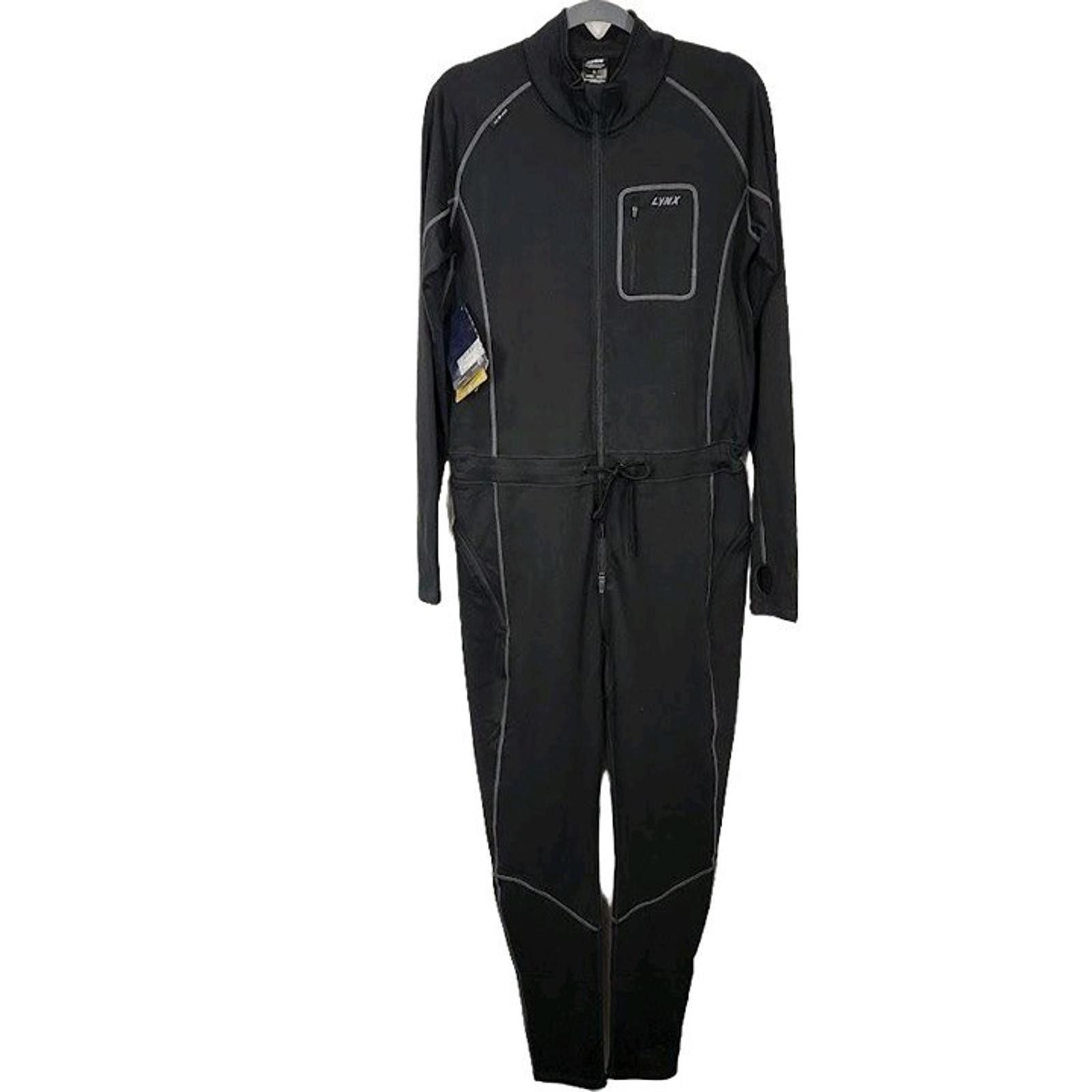 Ski-Doo Ski Doo Lynx One Piece Mid Layer Black, Size XD Size ONE SIZE - 1 Thumbnail