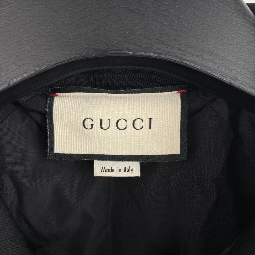 Gucci Gucci snake print side logo zipper school uniform jacket Size US L / EU 52-54 / 3 - 3 Thumbnail