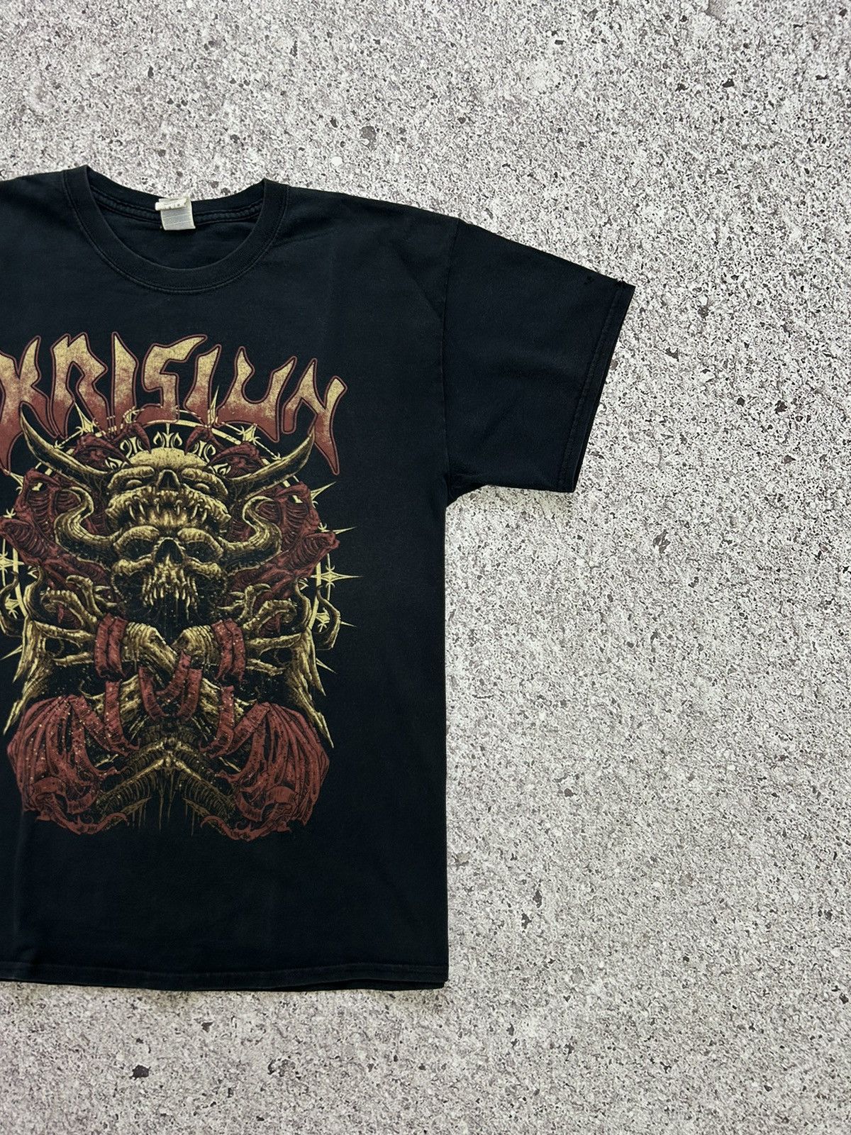 Band Tees × Vintage Vintage 00s Krisiun Rock Band Retro T-Shirt Y2K Size US XL / EU 56 / 4 - 4 Thumbnail