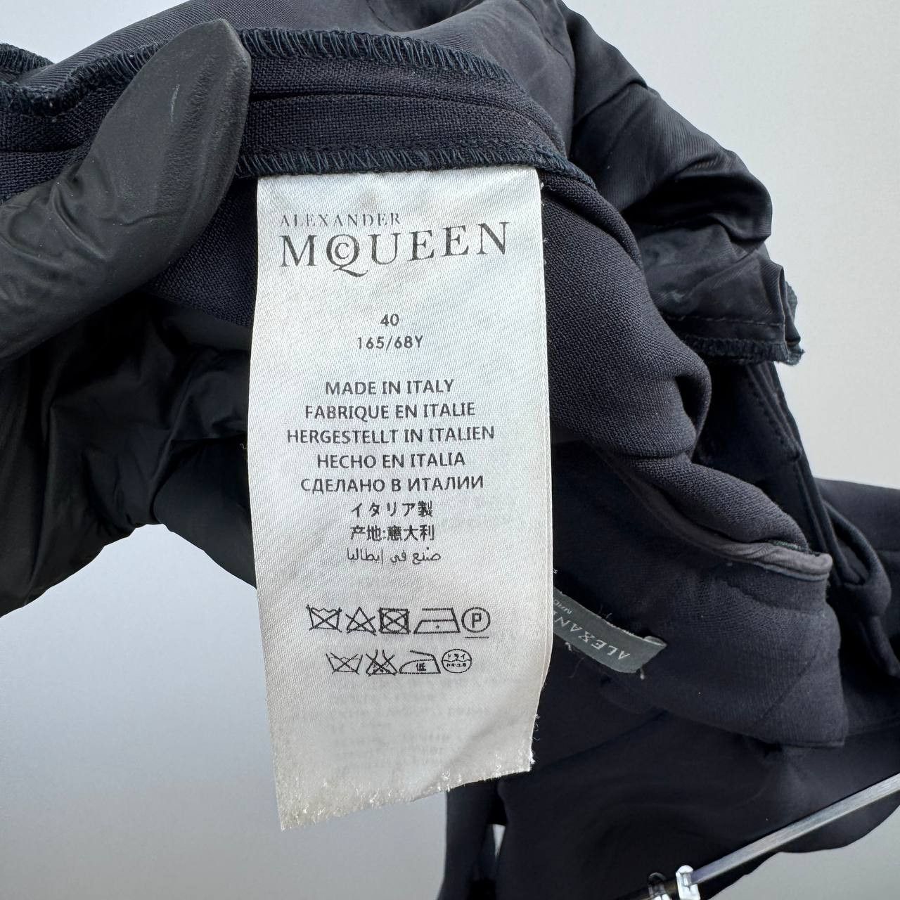 Alexander McQueen Alexander McQueen Women Tailored Trousers Navy Blue Italy 40 Size 27" / US 4 / IT 40 - 5 Thumbnail