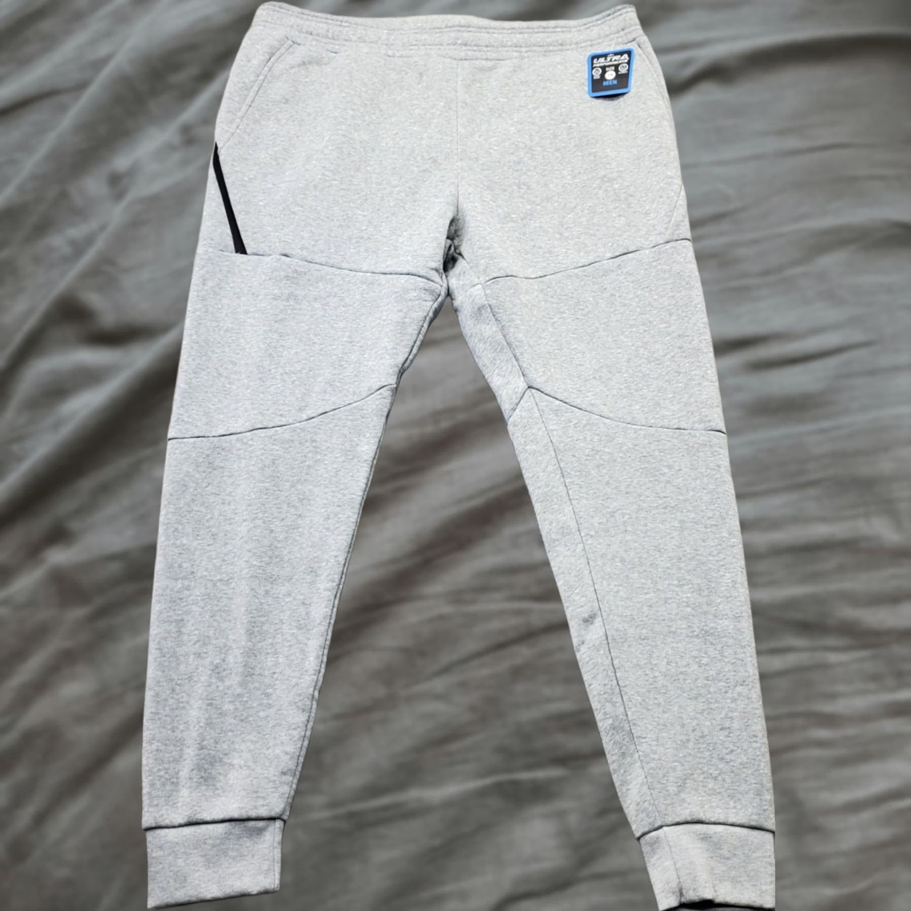 Vintage Ultra Performance Sweatpants Mens 3X Gray Tech Fleece Comfort Drawstring Pants Size US 39 - 1 Thumbnail