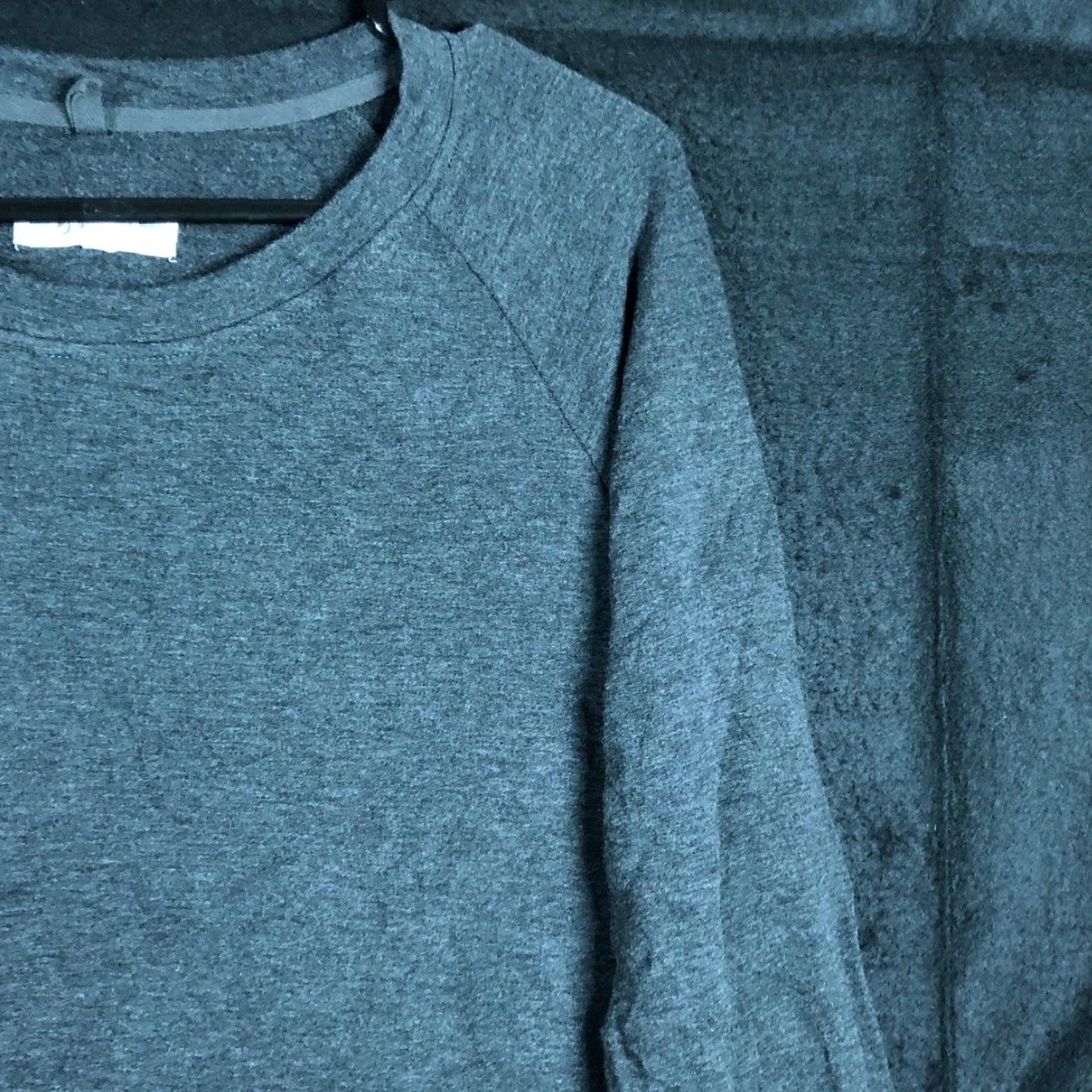 Lou & Grey Lou & Grey of Loft Womens Shirt Charcoal Crew Neck Long Sleeve Soft Stretch S Size S / US 4 / IT 40 - 5 Thumbnail