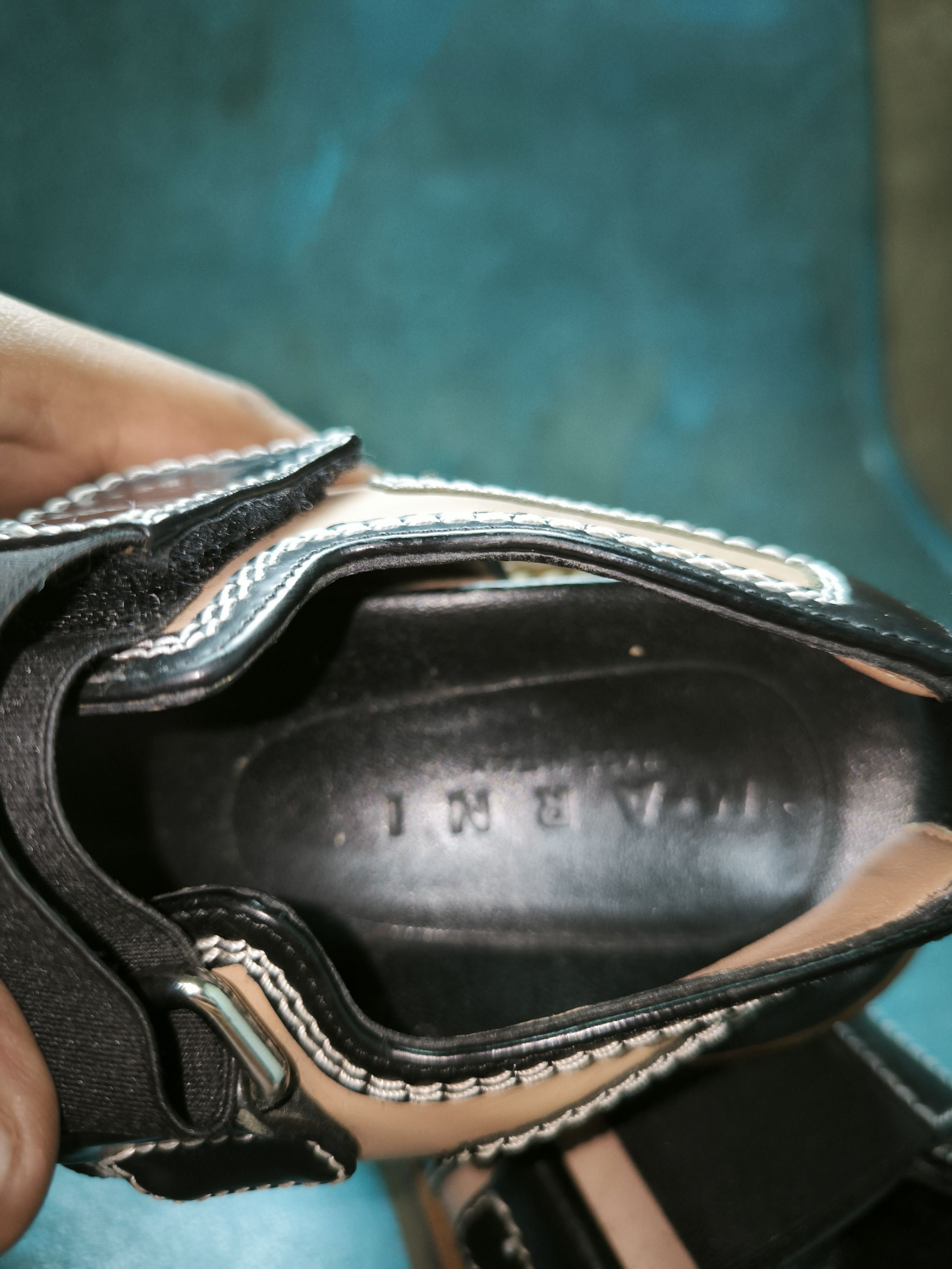 Designer × Marni Leather Slingback Sandal Size US 7 / IT 37 - 13 Thumbnail