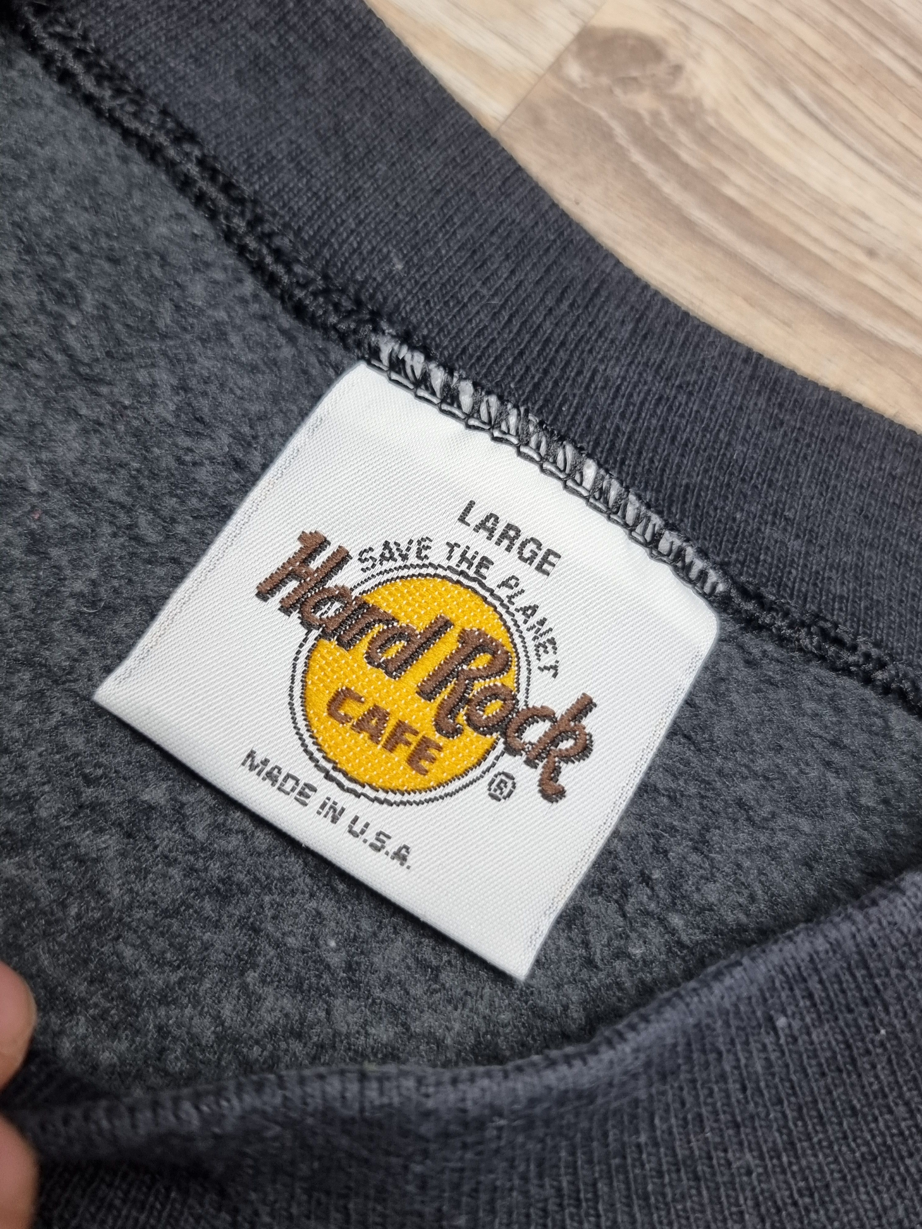 Hard Rock Cafe × Vintage Vintage crewneck hard rock Cafe Size US L / EU 52-54 / 3 - 4 Thumbnail