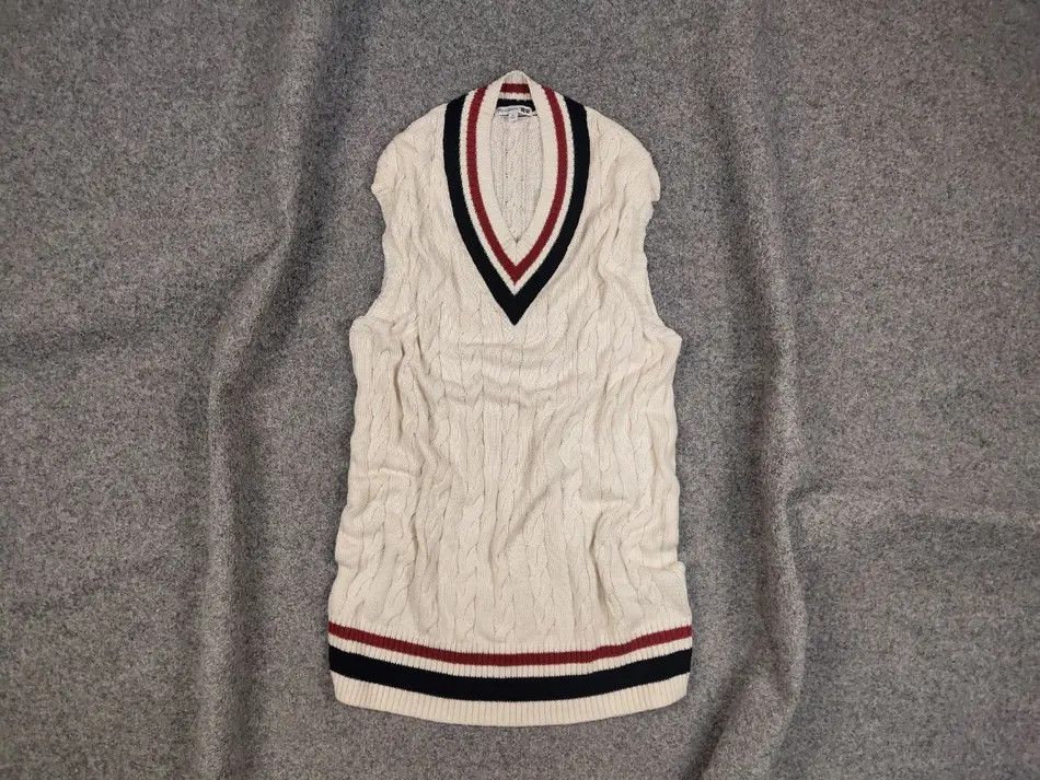 Uniqlo Uniqlo x JW Anderson Cricket Long Vest Knit Sweater | Grailed