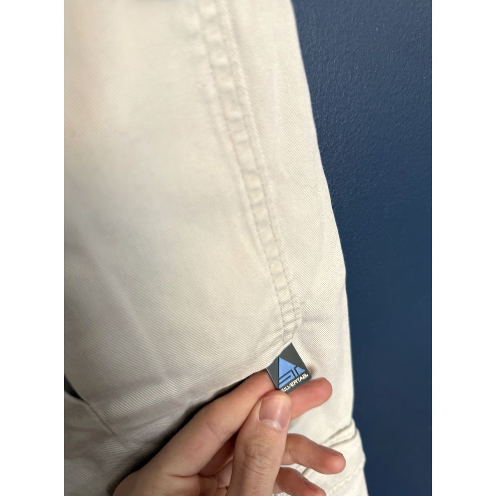 Levi's VINTAGE Levi's Silver Tab White Cotton Cargo Pants Men 32 32in Inseam 90s 8/10 Mens Size US 32 / EU 48 - 5 Thumbnail