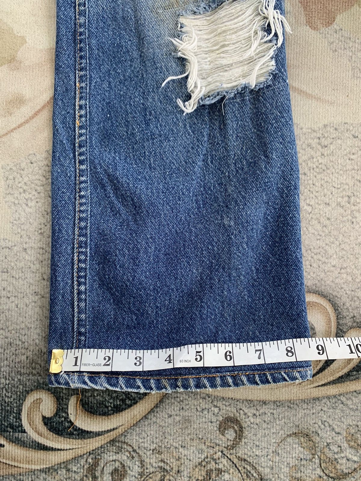 Levi's Levis Distressed 517 Sample Boot Cut Denim Pant Made in Usa Size US 30 / EU 46 - 21 Thumbnail
