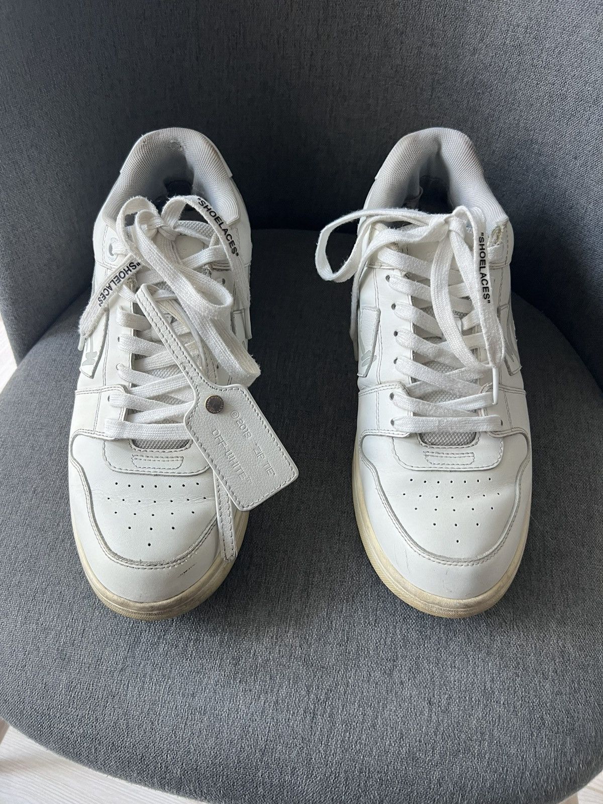 Off-White OFF WHITE Office Sneakers White 42 Size US 9.5 / EU 42-43 - 3 Thumbnail