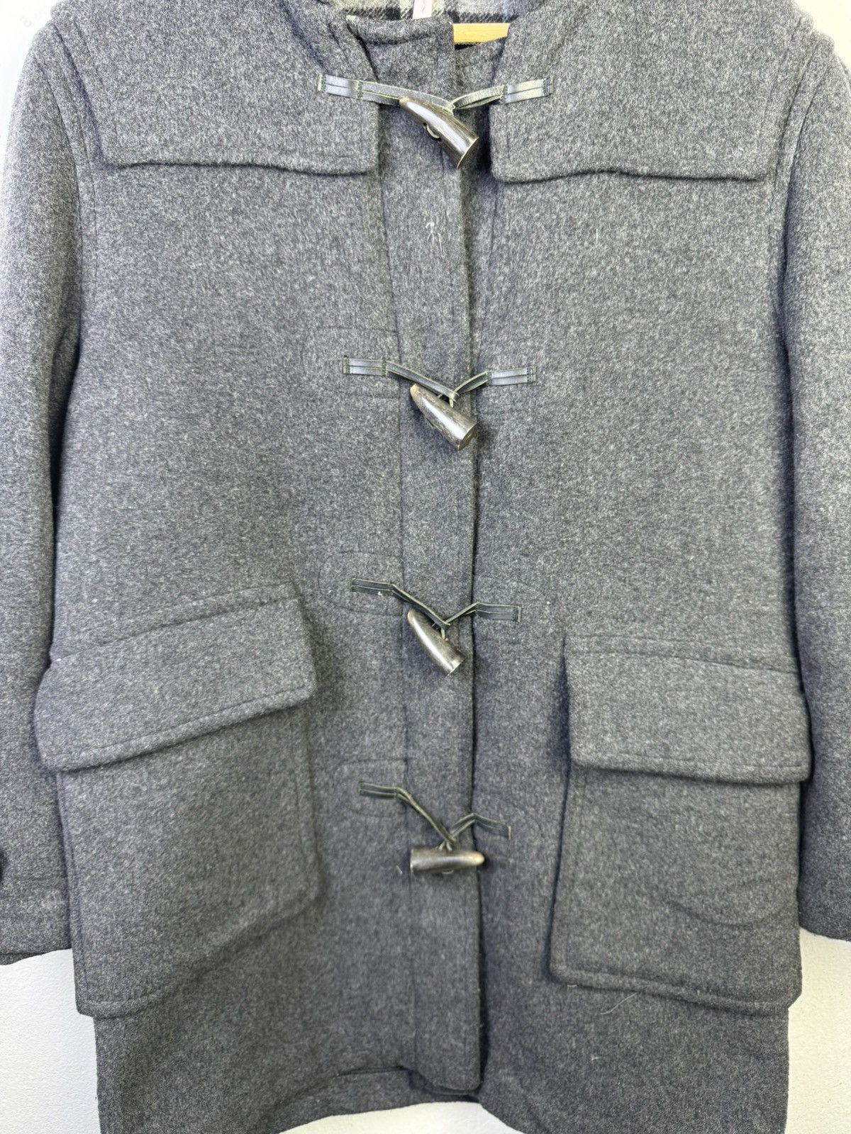 Burberry Burberry Duffle Coating Wool Jacket Hoodie Size M / US 6-8 / IT 42-44 - 4 Thumbnail