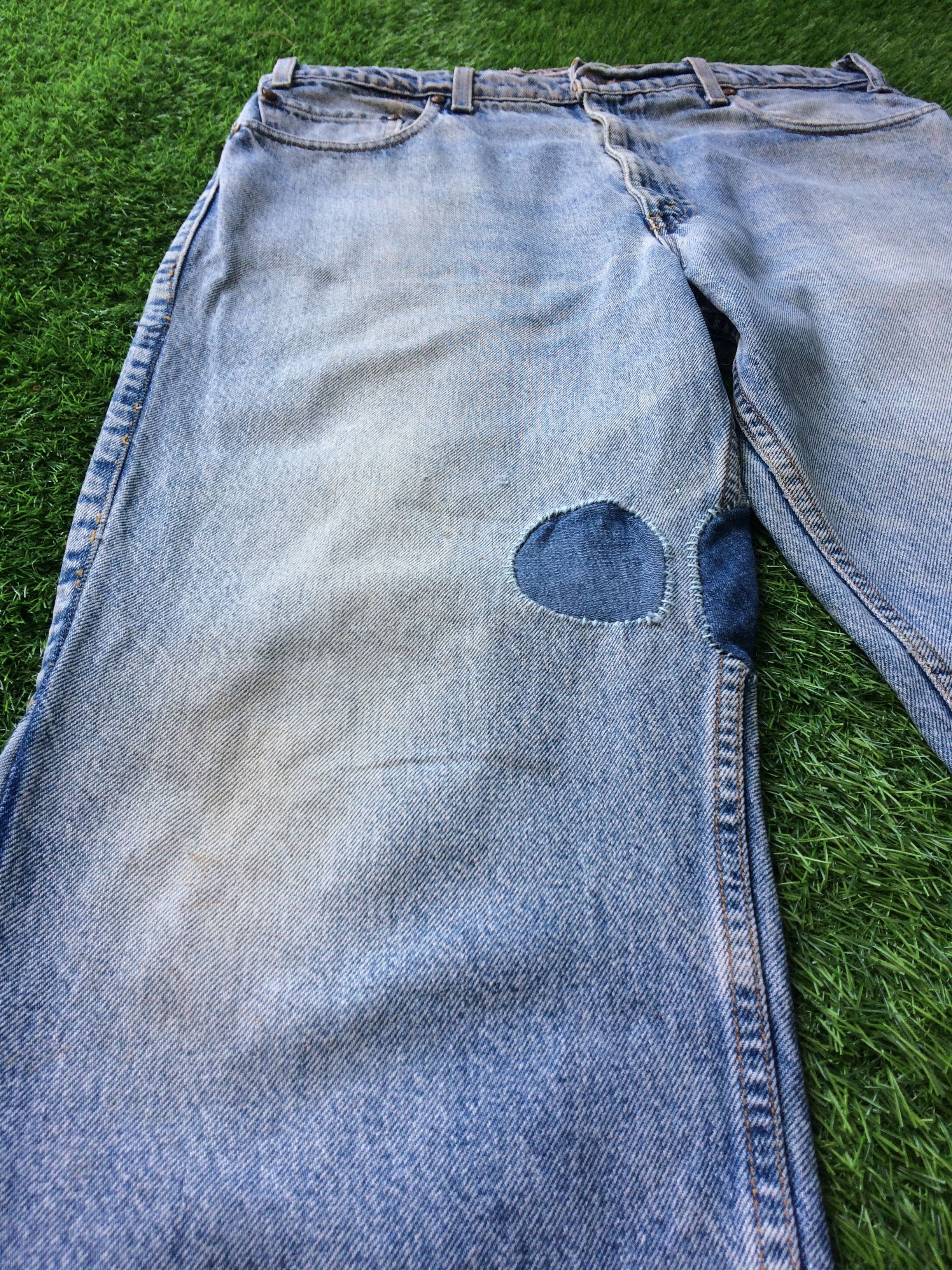 Jean Hippie Flare Los Angeles Patch Light Wash Levis #D-806 Size US 36 / EU 52 - 6 Thumbnail