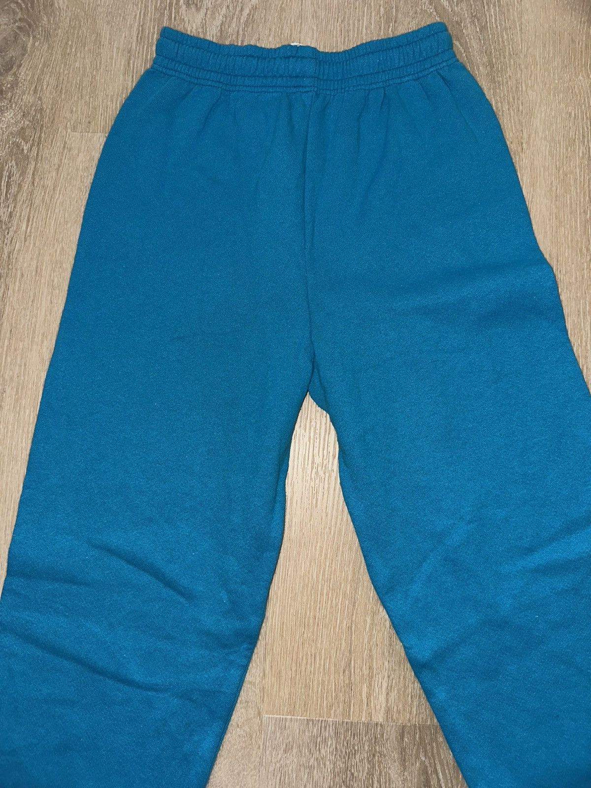 Fruit Of The Loom × Vintage Vintage 90’s Fruit of the Loom Teal Blank Sweatpants Size US 30 / EU 46 - 4 Thumbnail
