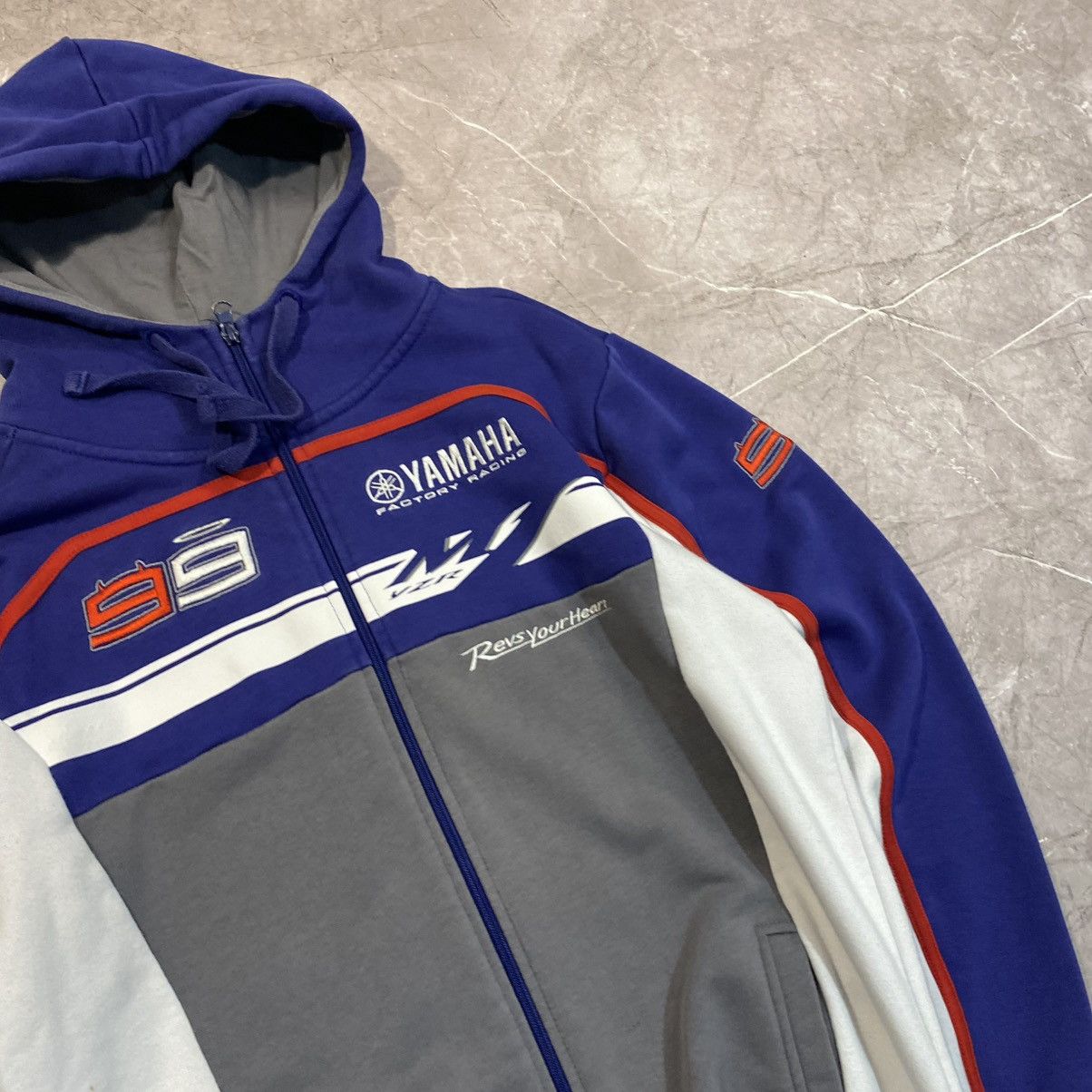 Yamaha VINTAGE YAMAHA RACING BIG LOGO ZIP HOODIE Size US M / EU 48-50 / 2 - 9 Thumbnail