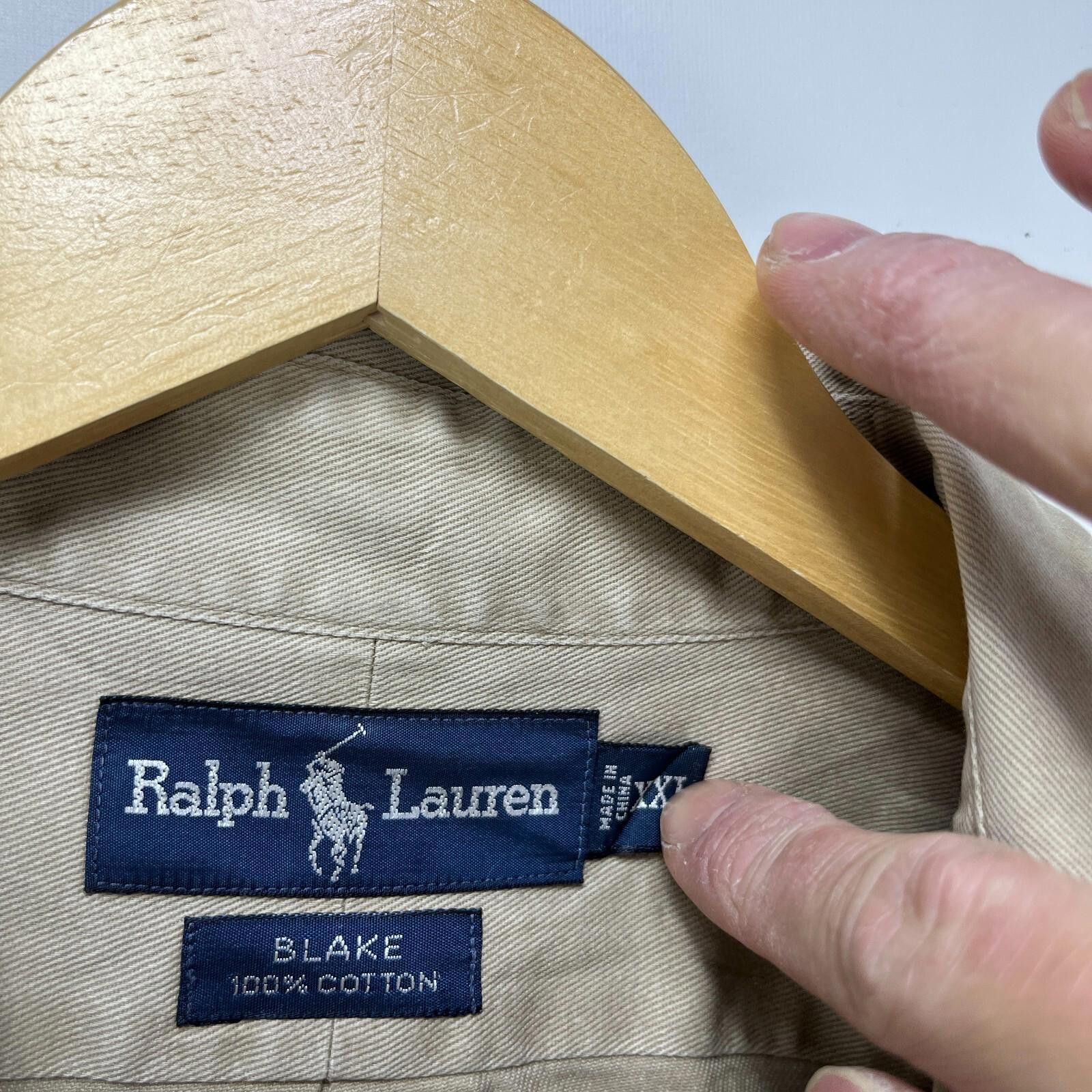Polo Ralph Lauren Vintage 90s Polo Ralph Lauren Blake Button Up Pony Shirt XL Size US XXL / EU 58 / 5 - 5 Thumbnail